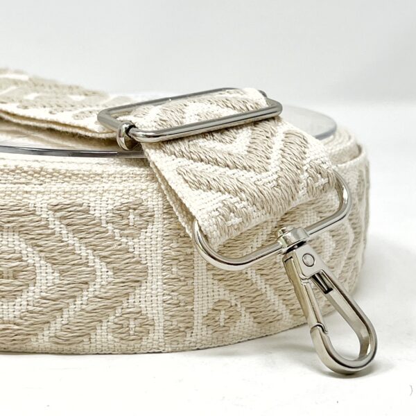 Per Metre Print Webbing: For Bag Straps- (Ecru/Natural) 38mm / 40mm