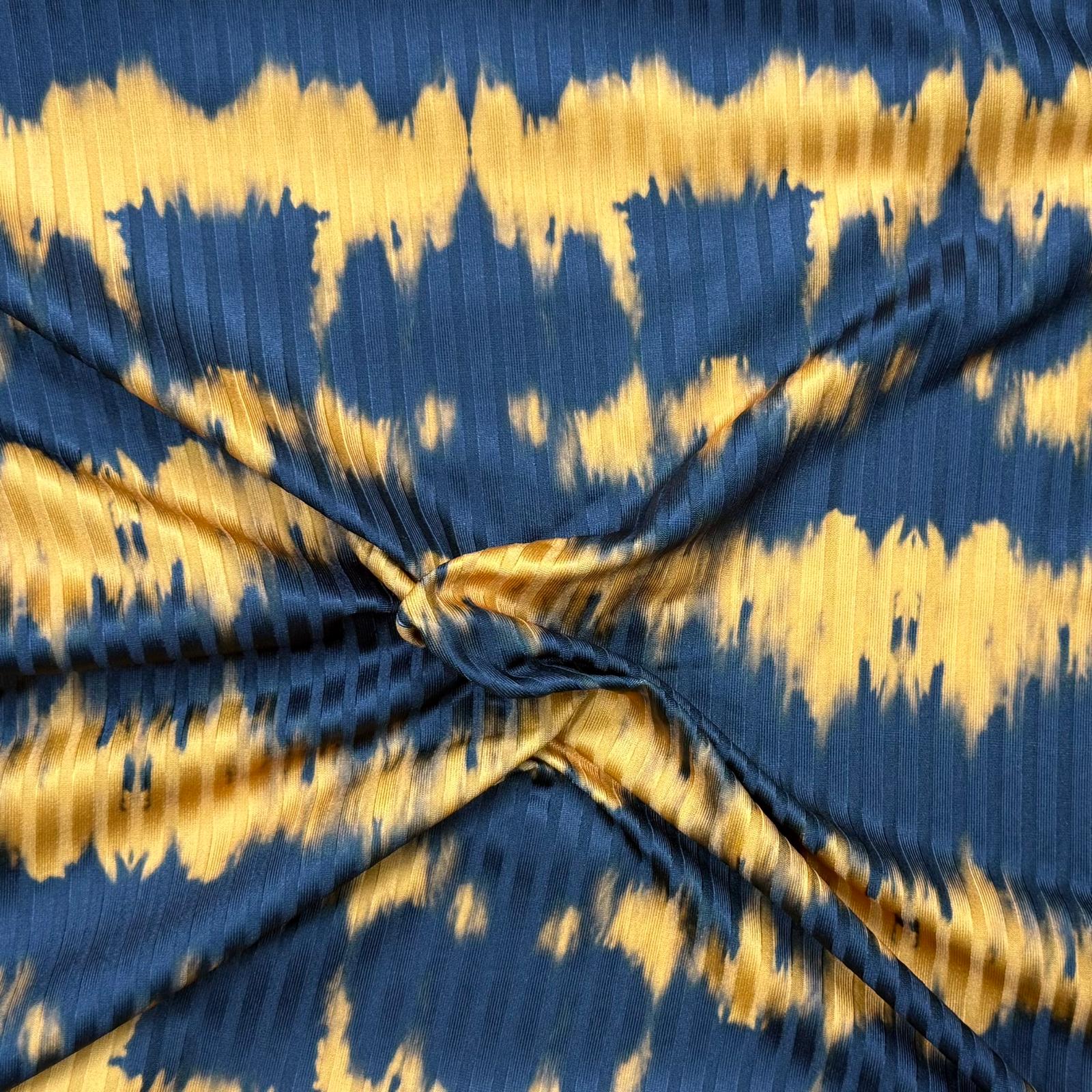 Pound A Metre 3 Metres Luxurious Printed Lycra Jersey 55" Wide (Tiger)