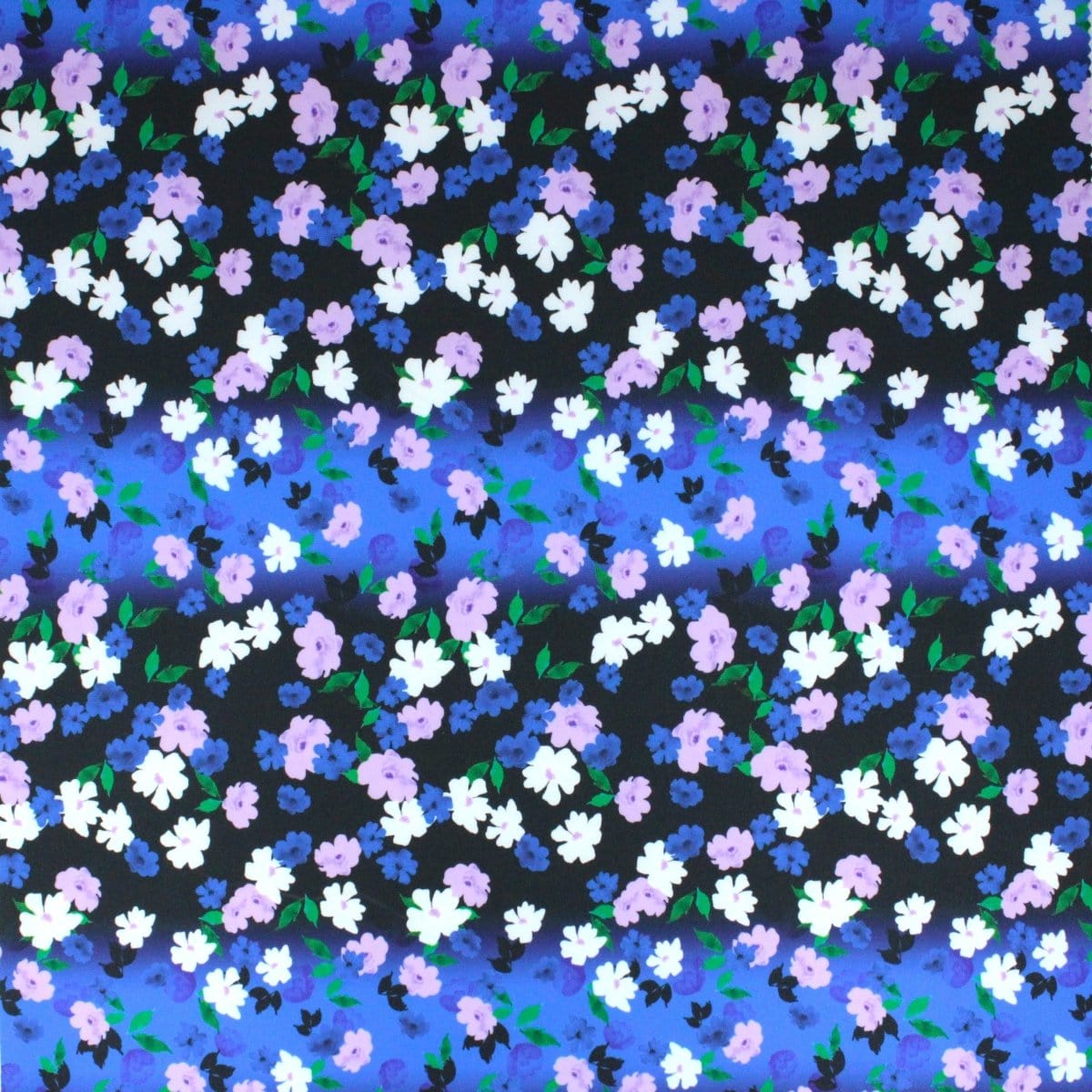 Pound A Metre 3 Metres 3 Metres Luxury Soft Ponte Scuba - 55" Wide (Night Floral)