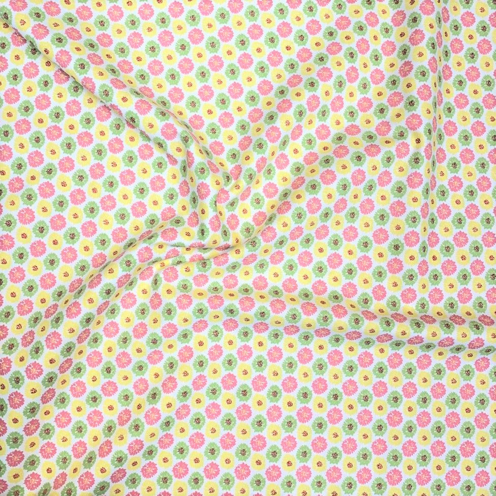 Meadow Collection, Printed Digital Cotton, ' Dainty Flowers' - 45" Wide