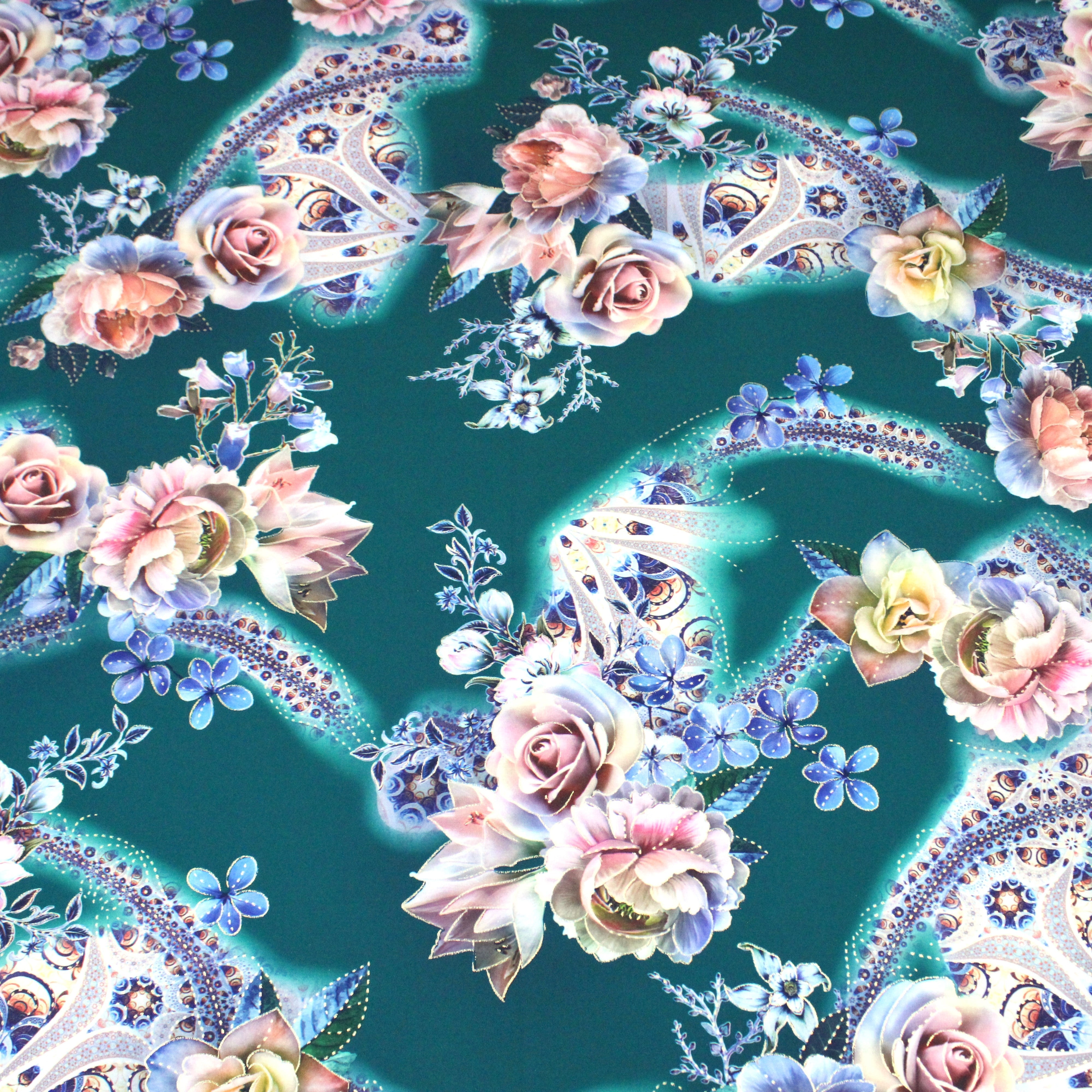 3 Metre, Dressmaking Matt Satin,- 55" Wide- Emerald