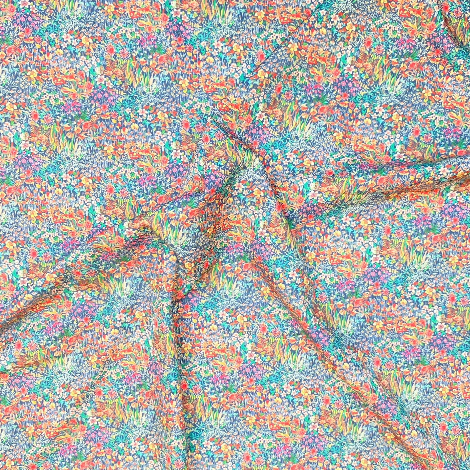 3 Metres, Printed Luxury Crepe, 'Garden of Love' - 45" Wide