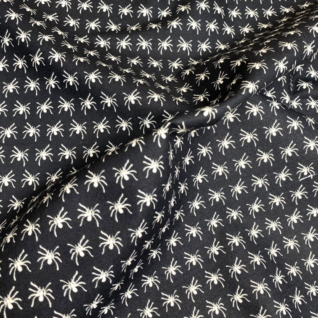 Halloween Themed Cotton, 'Spider' - 45" Wide