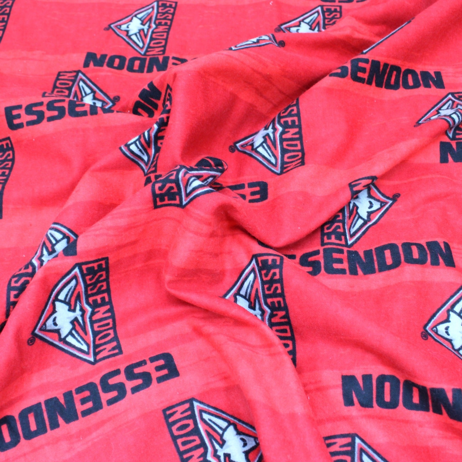 3 Metres, Printed Brushed Cotton, 'Football Club' - 44" Wide