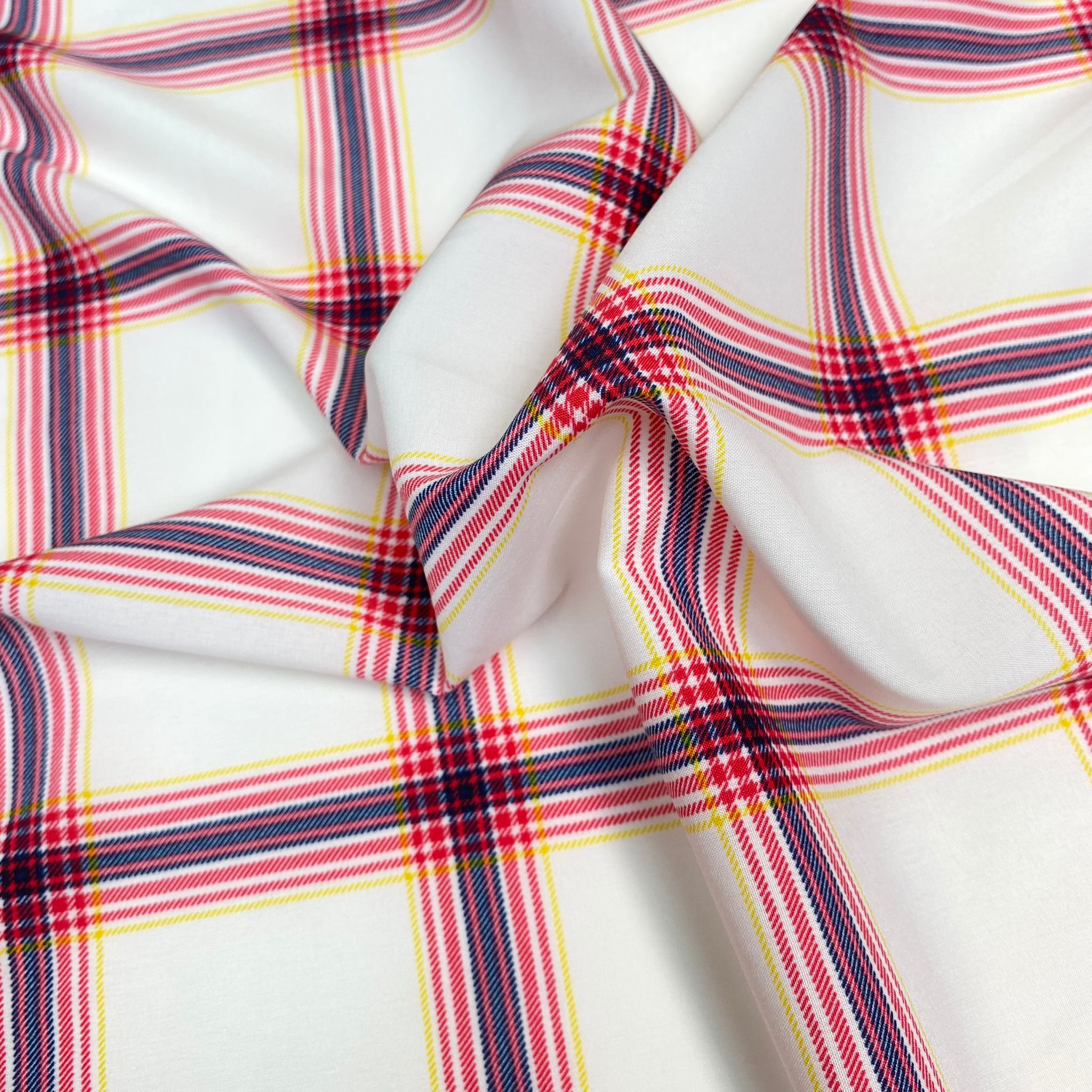 3 Metres, Printed Peachskin, 'Fireman' - 55" Wide