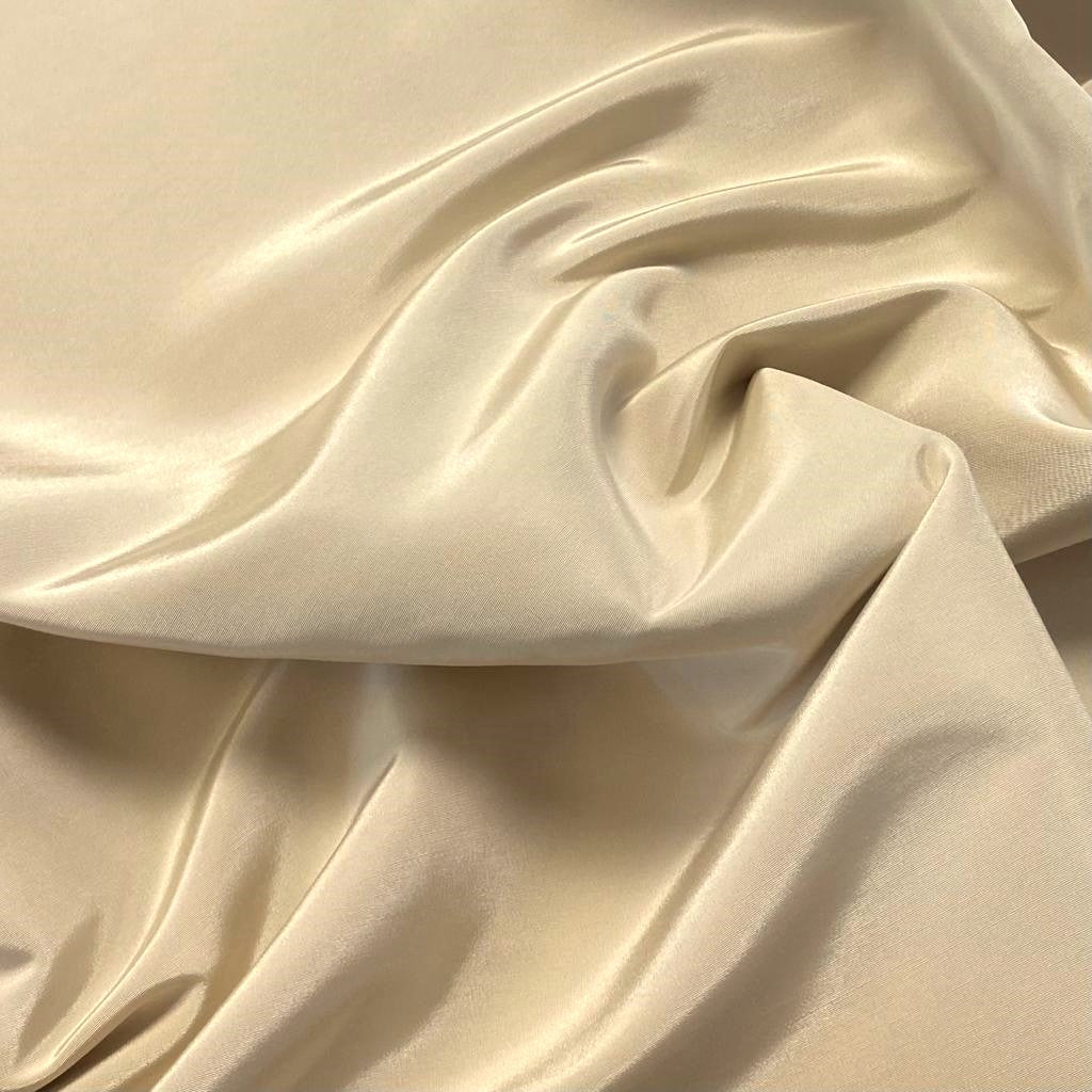 3 Metres Polyester Taffeta , 'CREAM' -55" Wide