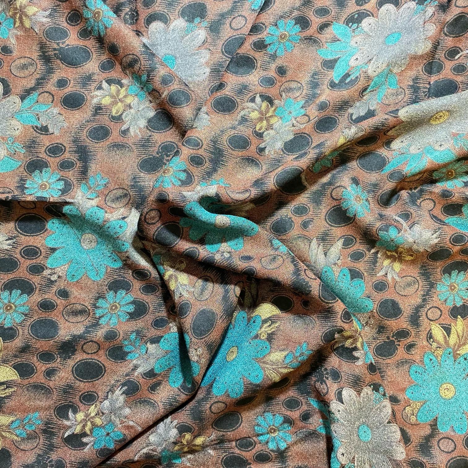 Printed Alpine Rayon, 'PRINT 7' -45" Wide (3 Metres)