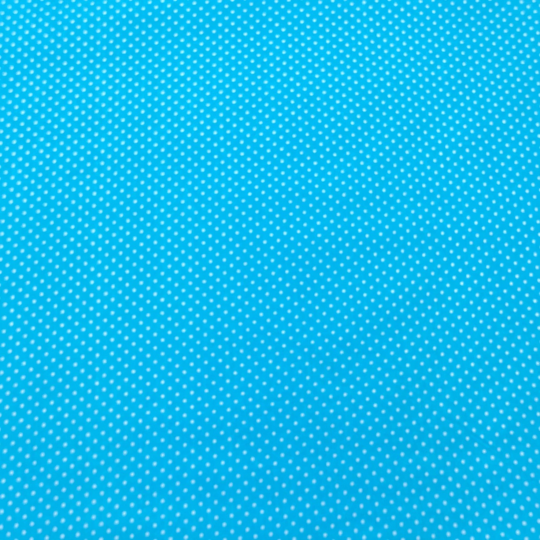 Per metre Premium Quilting Cotton, 'Polka Sky' - 45" Wide