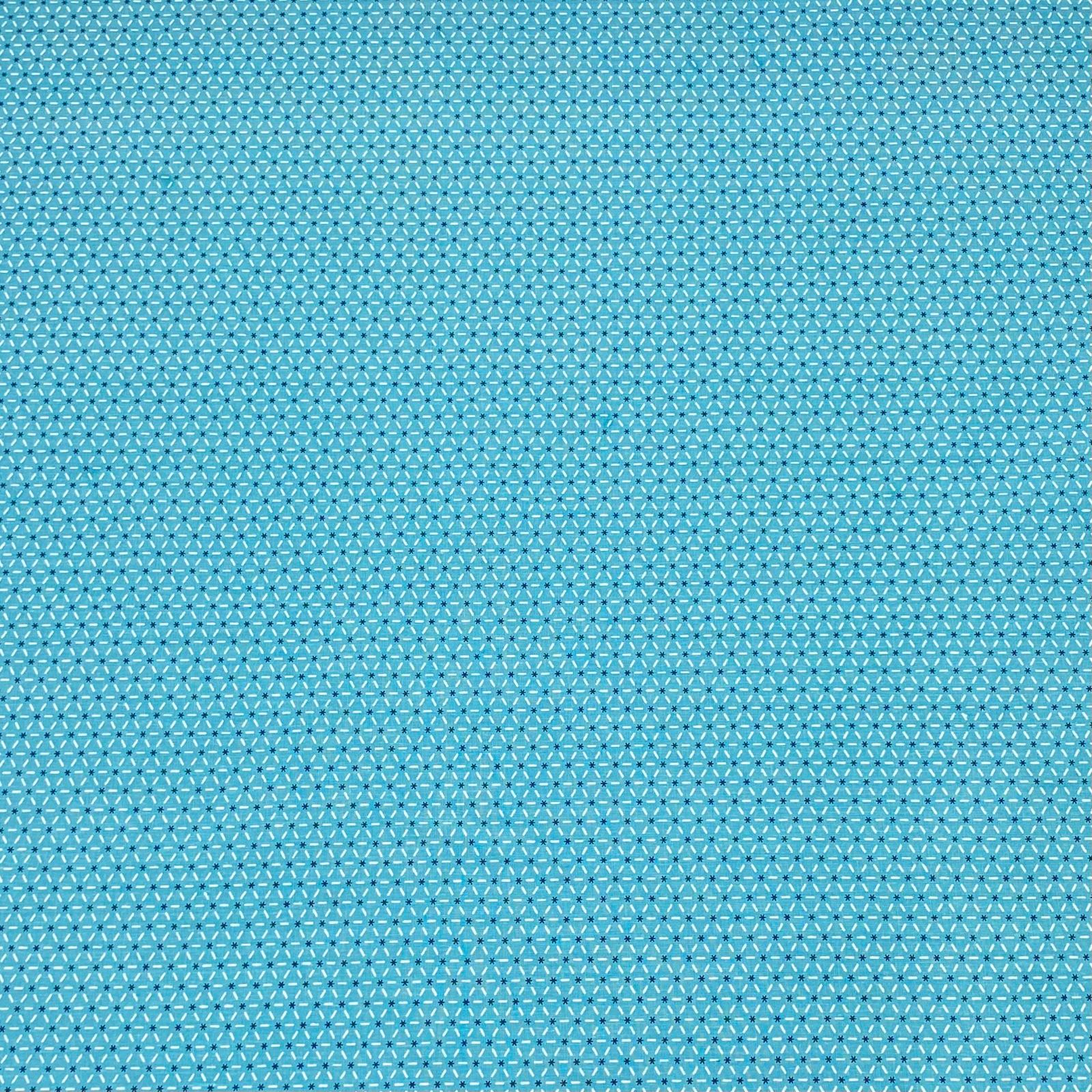 Per Metre, Digital Cotton Poplin - 60" Wide - Sky