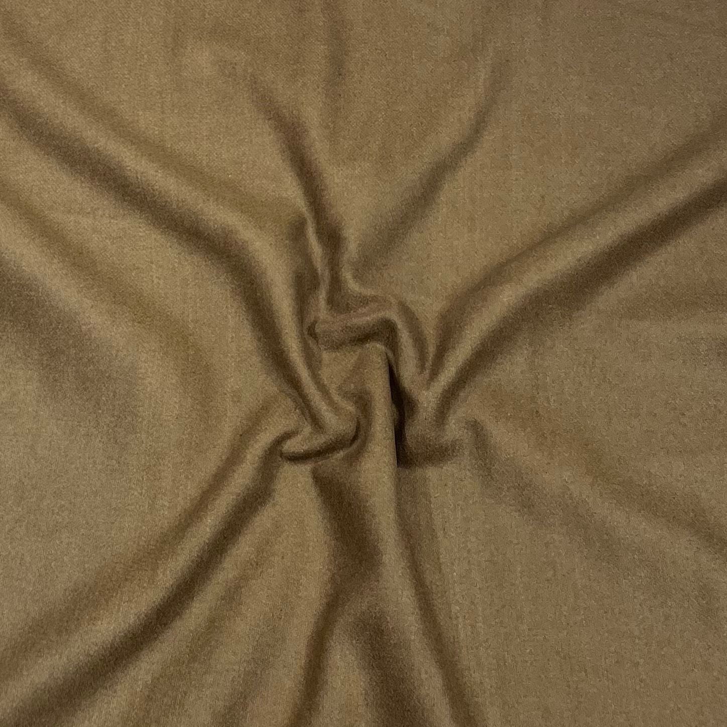 Premium Wool Rich Fabric 55" Wide (Brown)