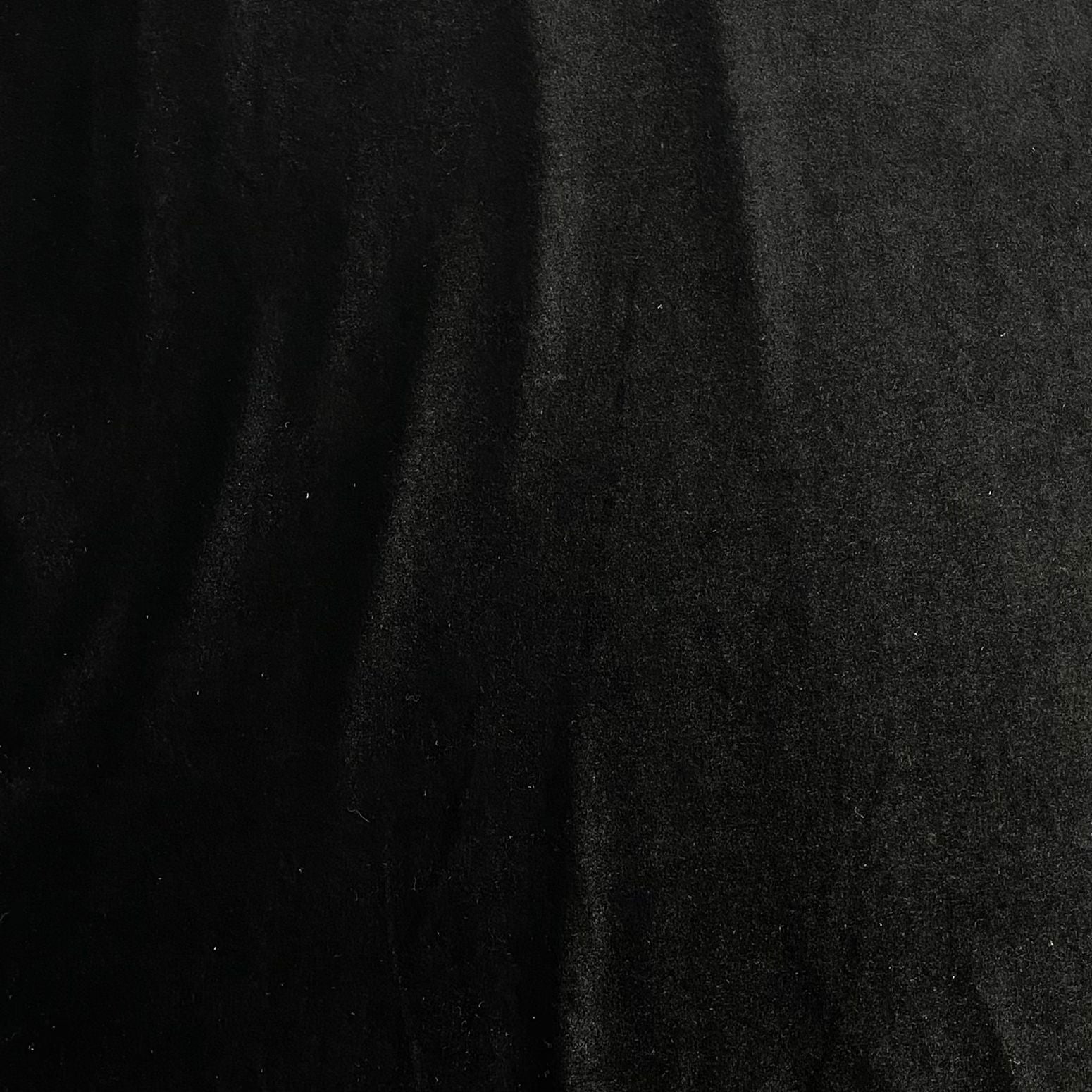 3 Metres Super Smooth Spandex Velvet 60" Wide (Black)