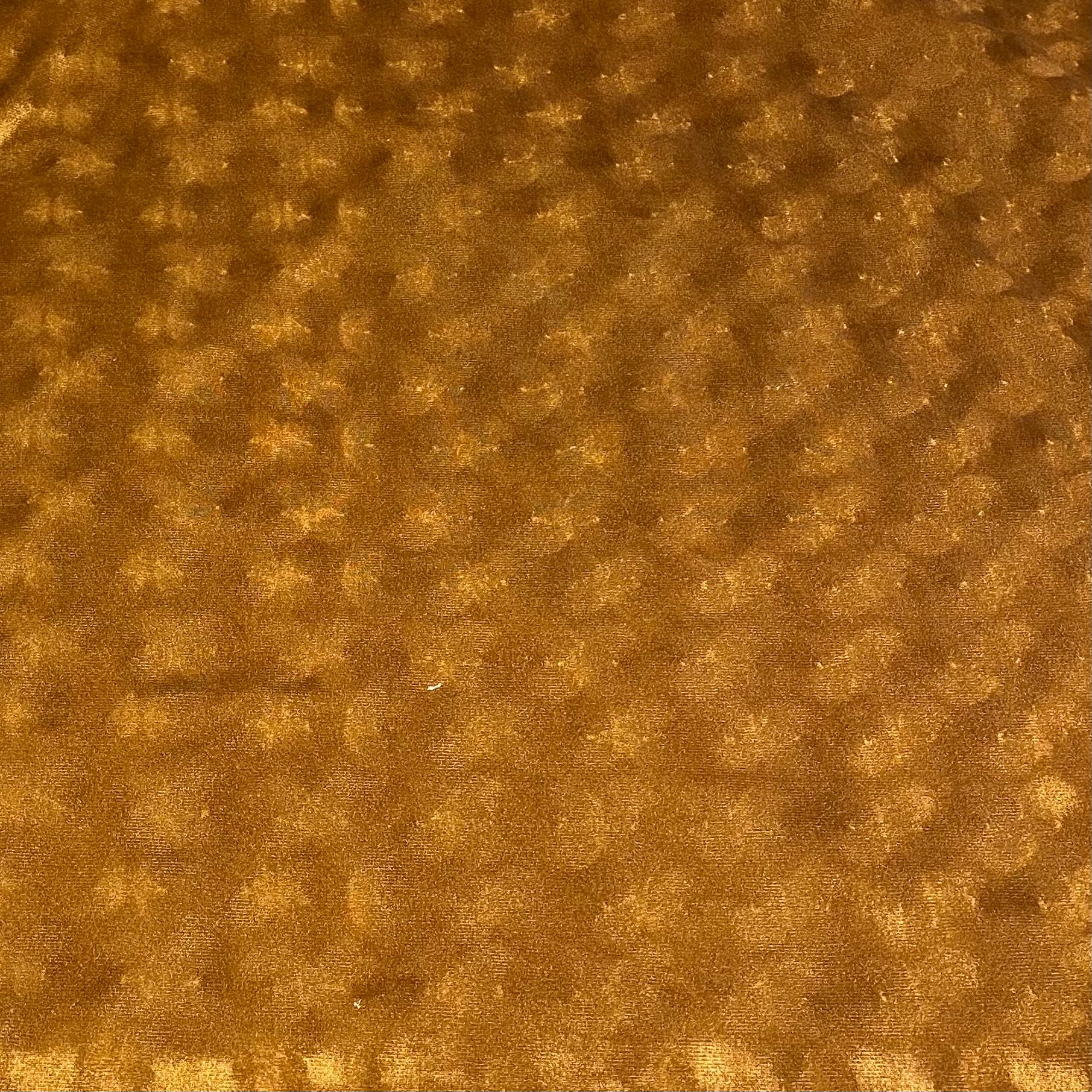 3 Metres Embossed Soft Velvet 55" Wide (Golden)