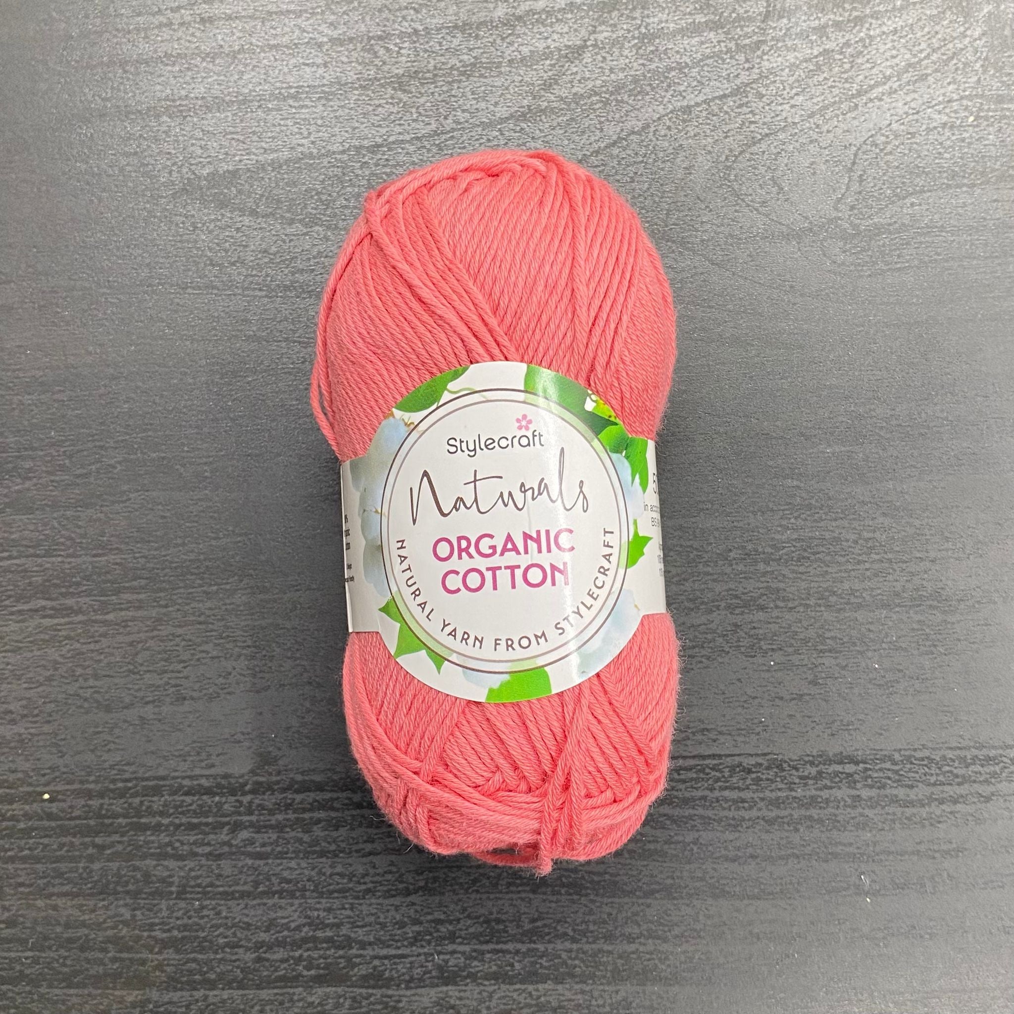 Stylecraft Naturals Organic Cotton Yarn - Shade 7178 Papaya