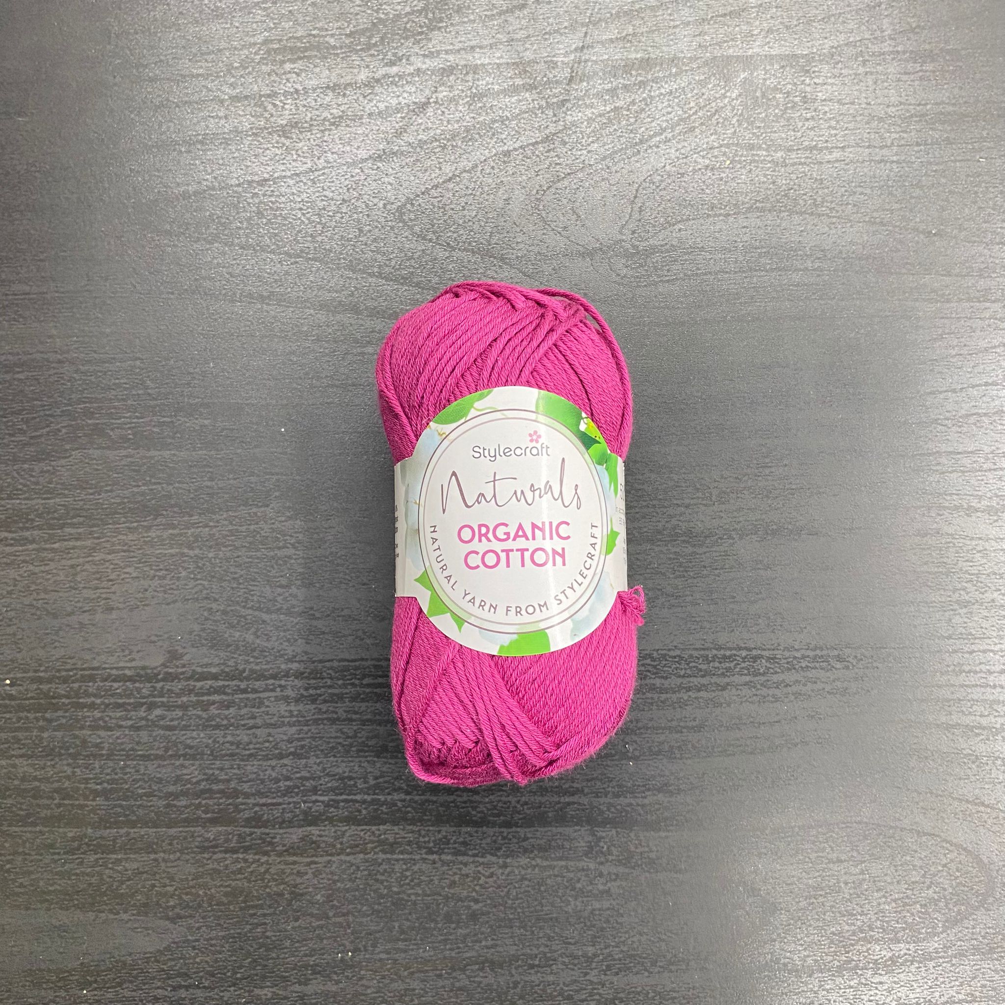 Stylecraft Naturals Organic Cotton Yarn - Shade 7186 Plum