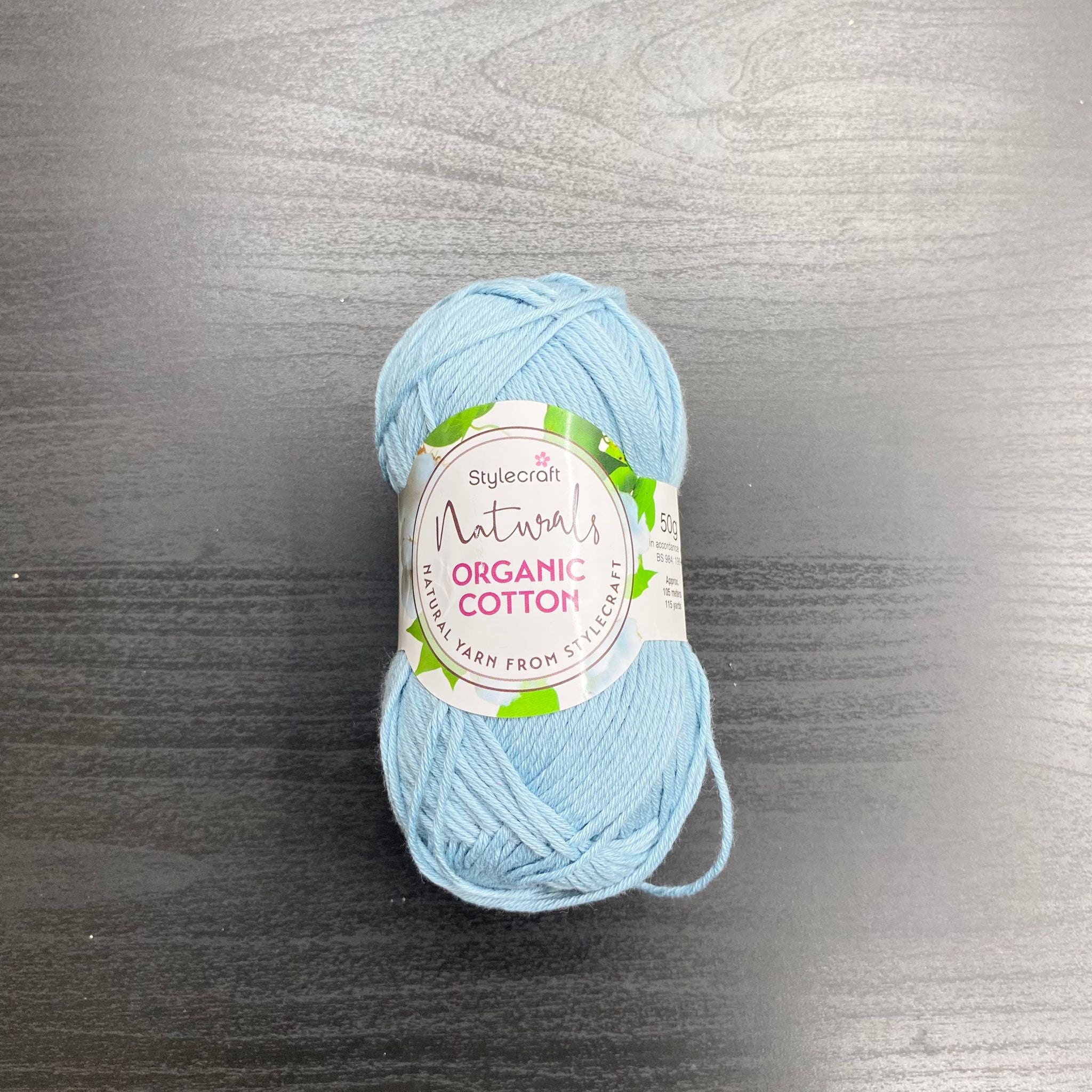 Stylecraft Naturals Organic Cotton Yarn - Shade 7196 Sage
