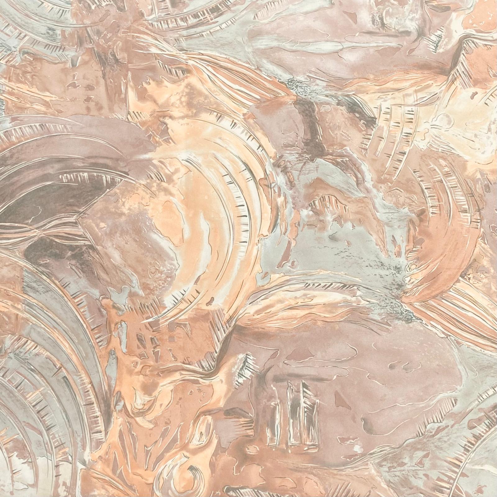 Luxurious Printed Satin-'Brown' 55" Wide (3 Metres)