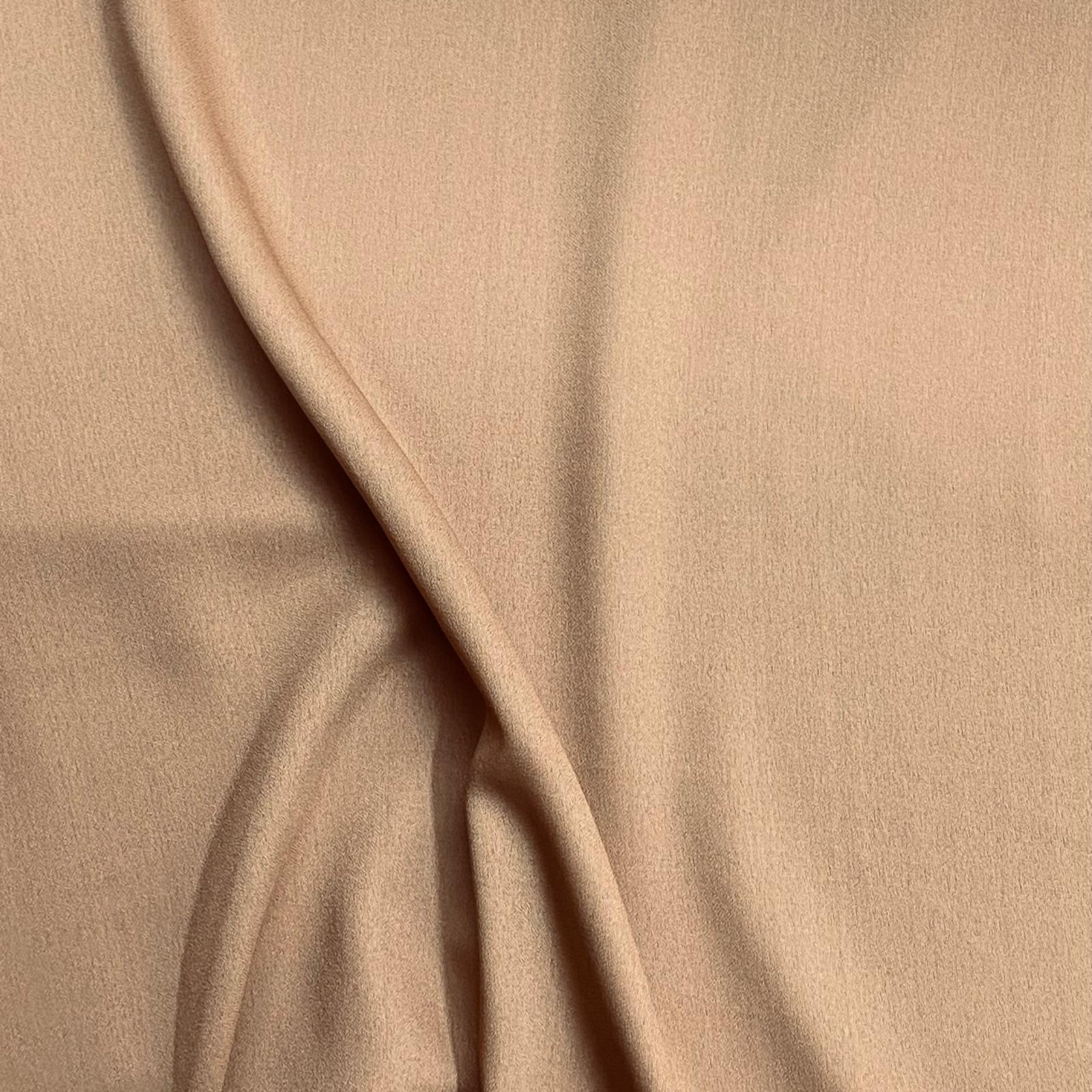 3 Metres Luxurious Plain Crepe- 55" Wide (Teddy)