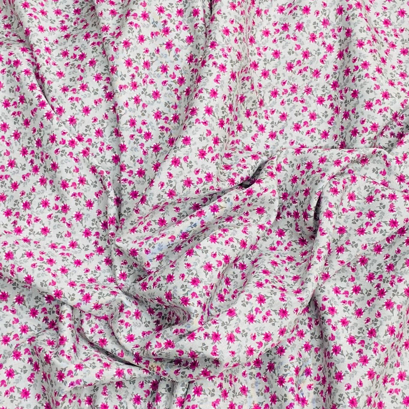 3 Metres, Premium Quality, Printed Dressmaking Viscose - 55" Wide (Jasmine)