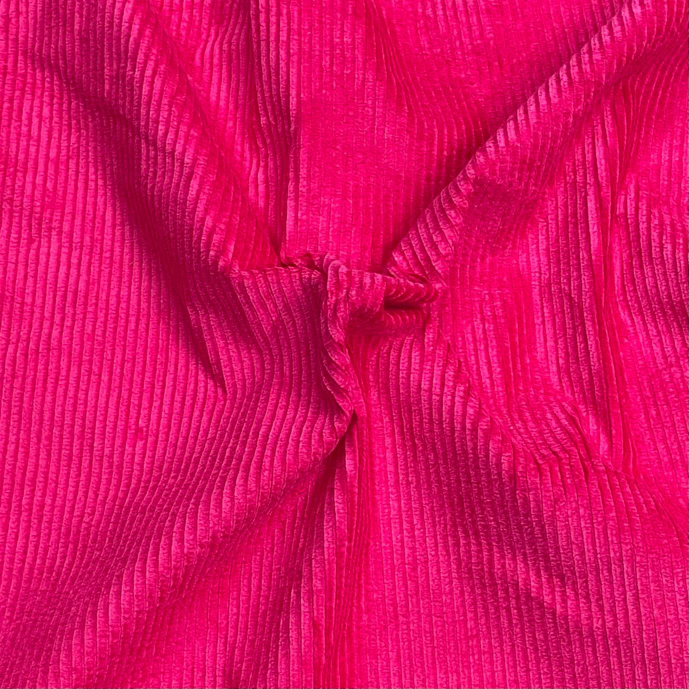 Premium Super Soft Cotton Needle Corduroy- 55" Wide (Cerise)
