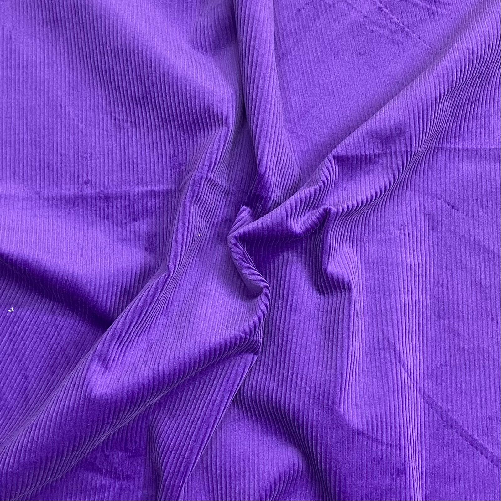 Premium Super Soft Cotton Needle Corduroy- 55" Wide (Purple)