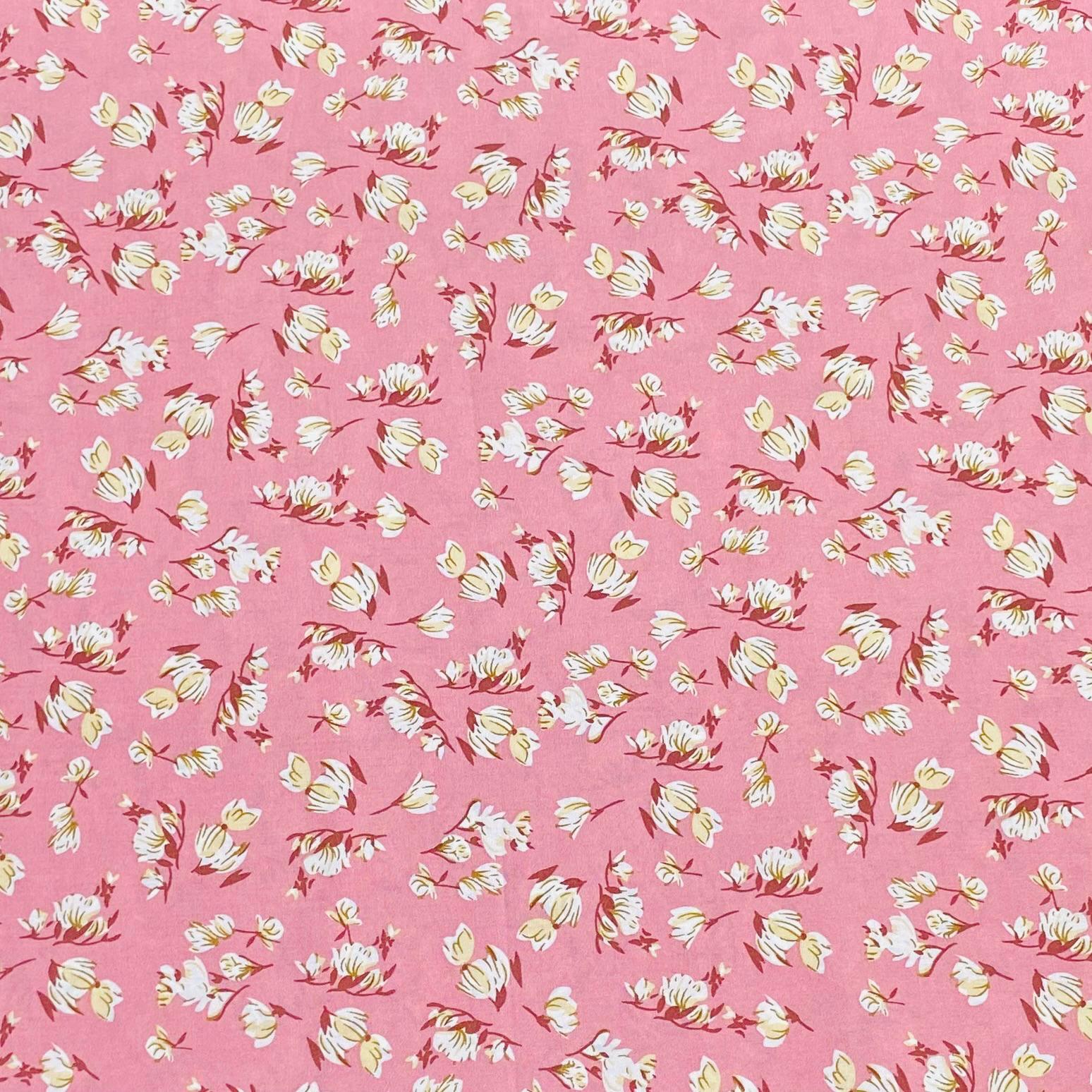 3 Metres, Premium Quality, Printed Dressmaking Viscose - 55" Wide (Daisy)