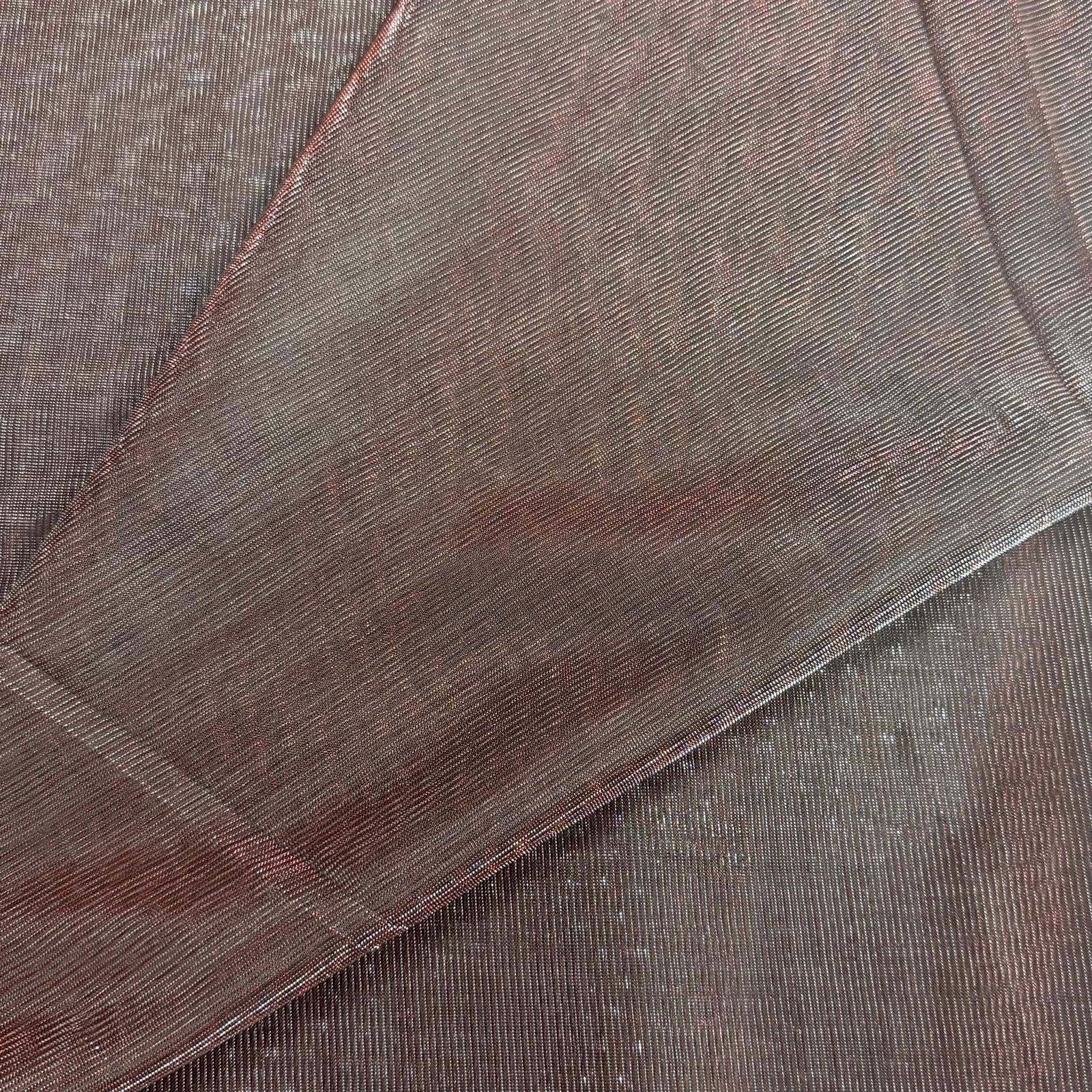 3 Metres, Luxury Moonlight Fabric- 55" Wide (Red & Silver)