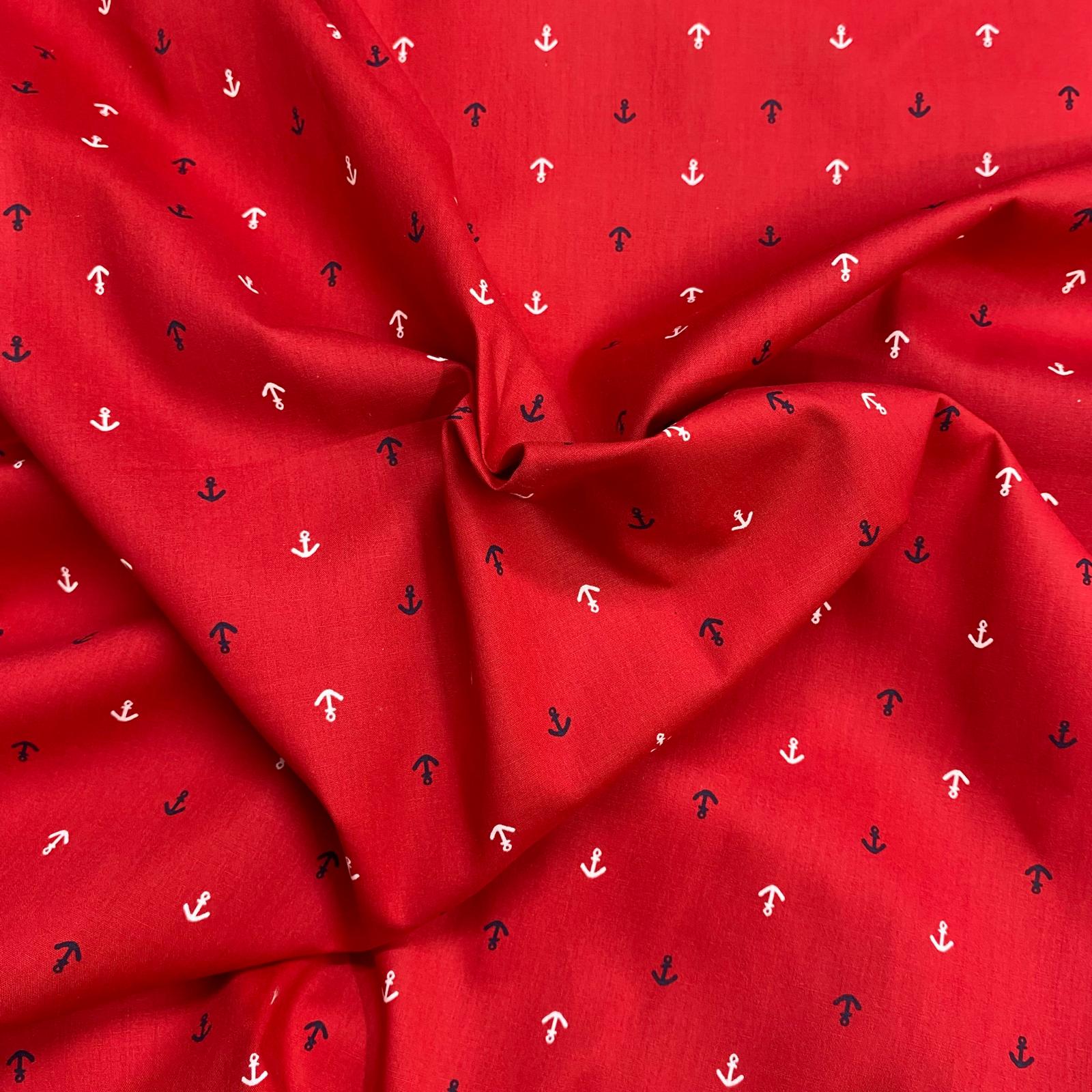 Per Metre Beautiful Digitally Printed 100% Cotton- 45" Wide (Red Arrow)