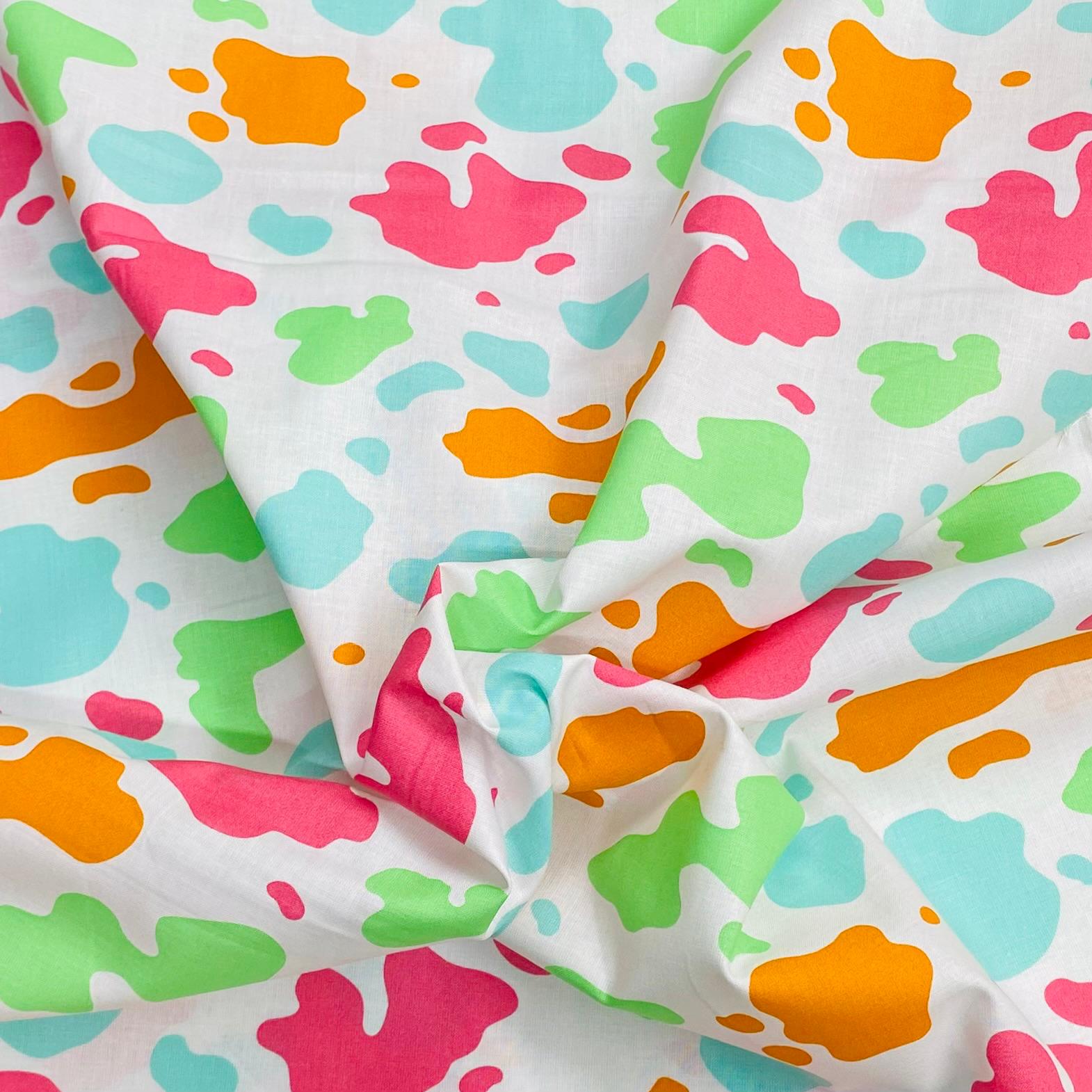 Pound A Metre Per Metre Per Metre Beautiful Digitally Printed 100% Cotton- 45" Wide (Paint Splash)