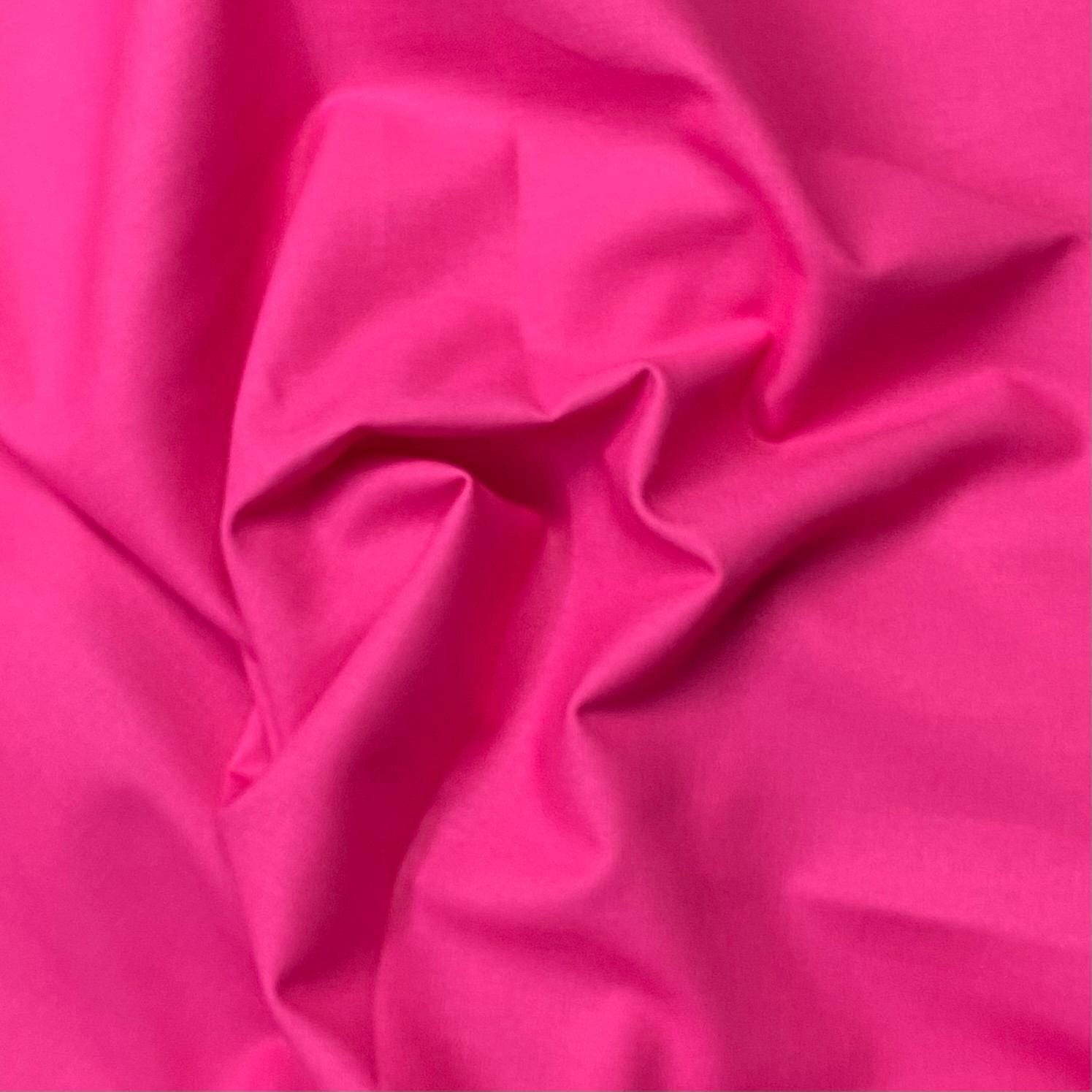 Pound A Metre Per Metre Plain Cotton Canvas - 55" Wide (Fuscia)