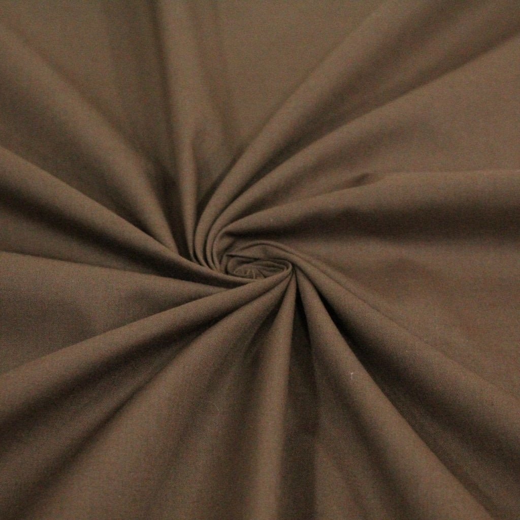 Premium Plain Polycotton Fabric, 60° Washable, 45"- 20 Colours Available - Pound A Metre