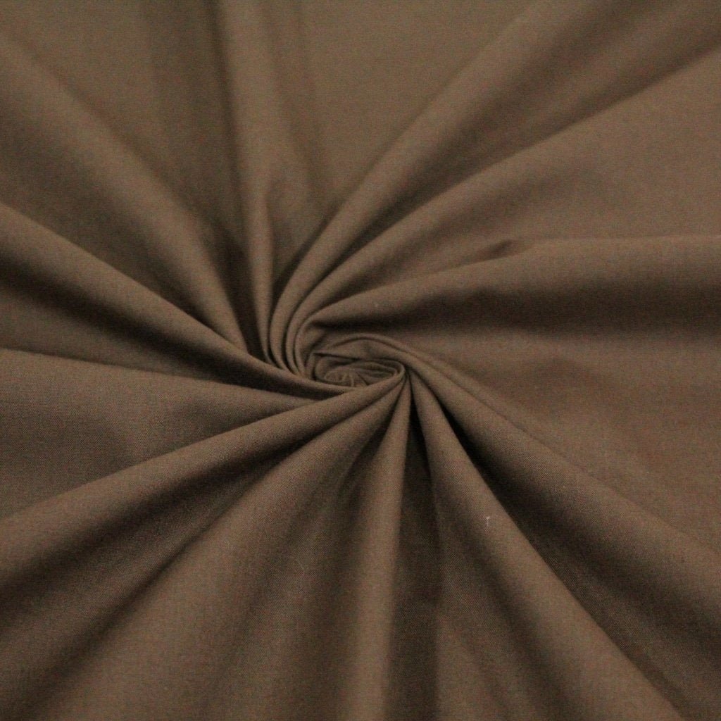 Premium Plain Polycotton Fabric, 60° Washable, 45"- 20 Colours Available - Pound A Metre