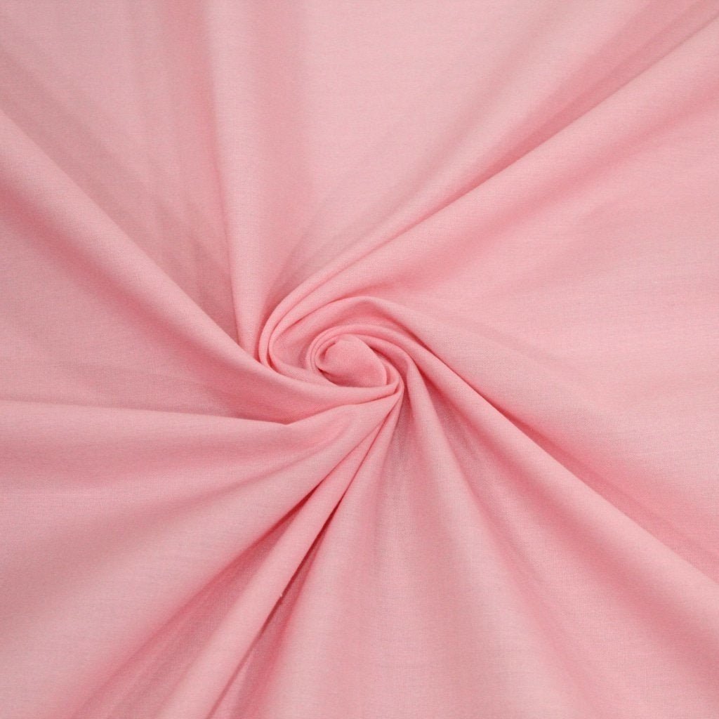 Premium Plain Polycotton Fabric, 60° Washable, 45"- 20 Colours Available - Pound A Metre