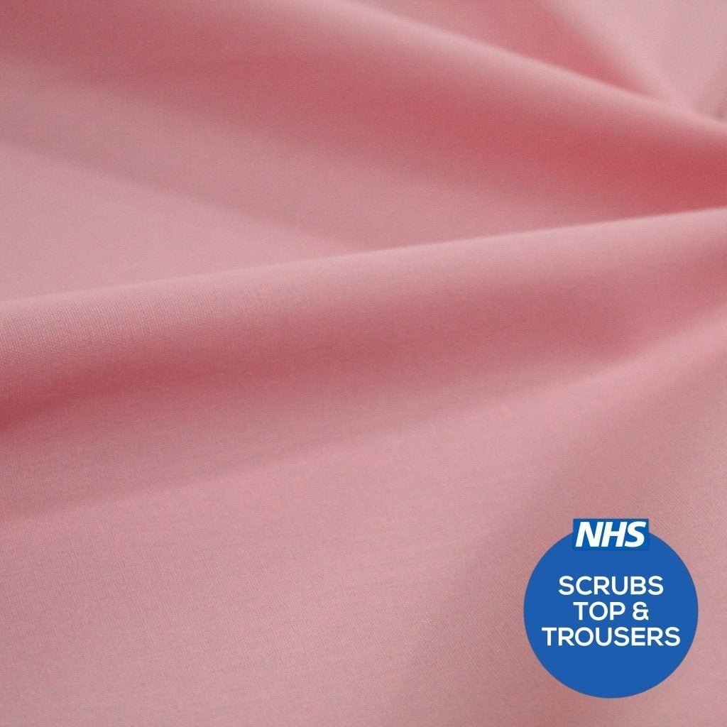 Premium Plain Polycotton Fabric, 60° Washable, 45"- 20 Colours Available - Pound A Metre