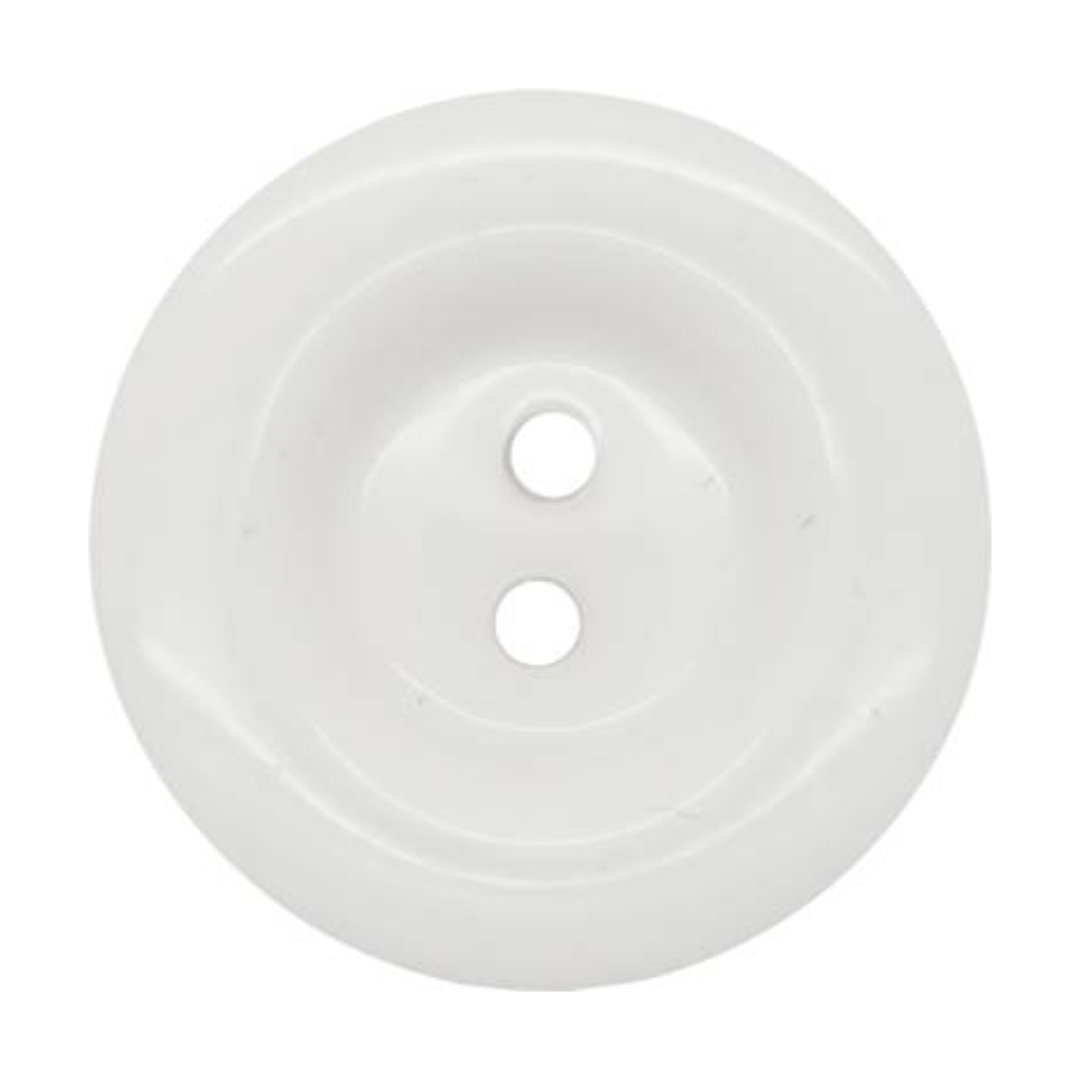 Italian 2 Hole Chunky Button- 15mm (Pack of 5) (14 Colours Available)