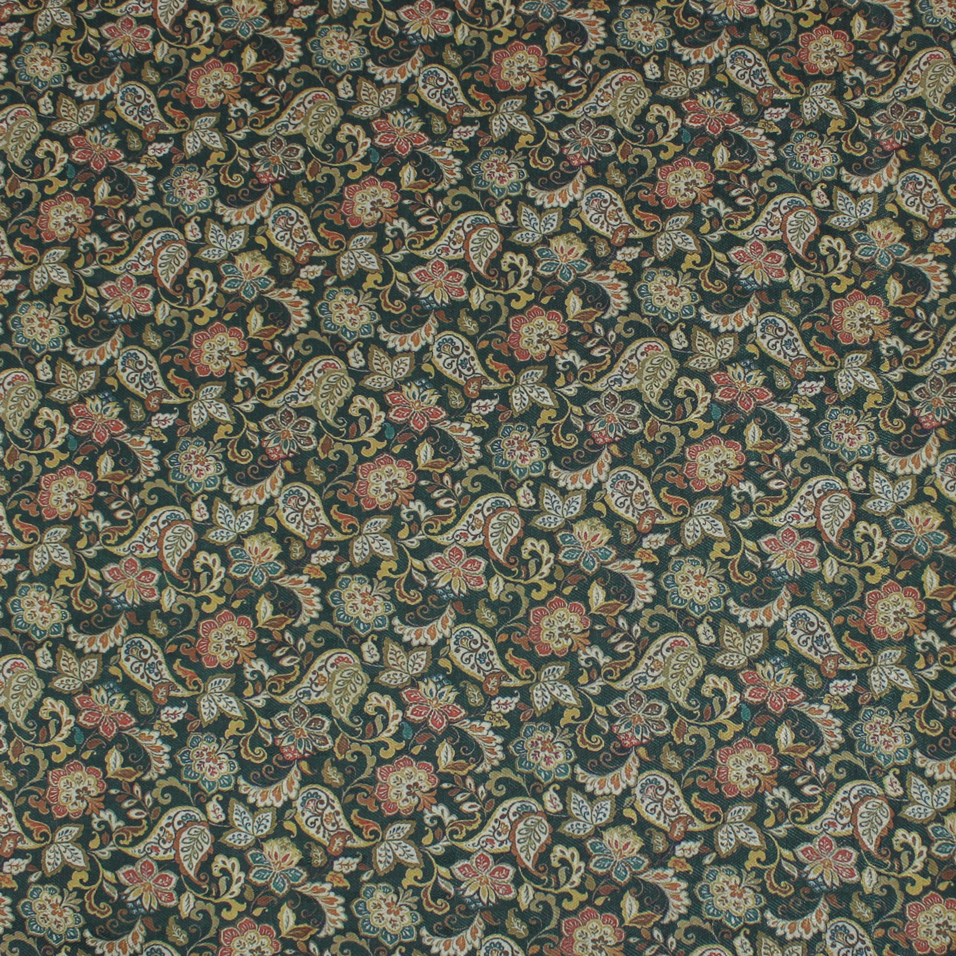 Printed Cashmere Effect Crepe Fabric- 45" Wide (Bottle Paisley) (3 Metres )