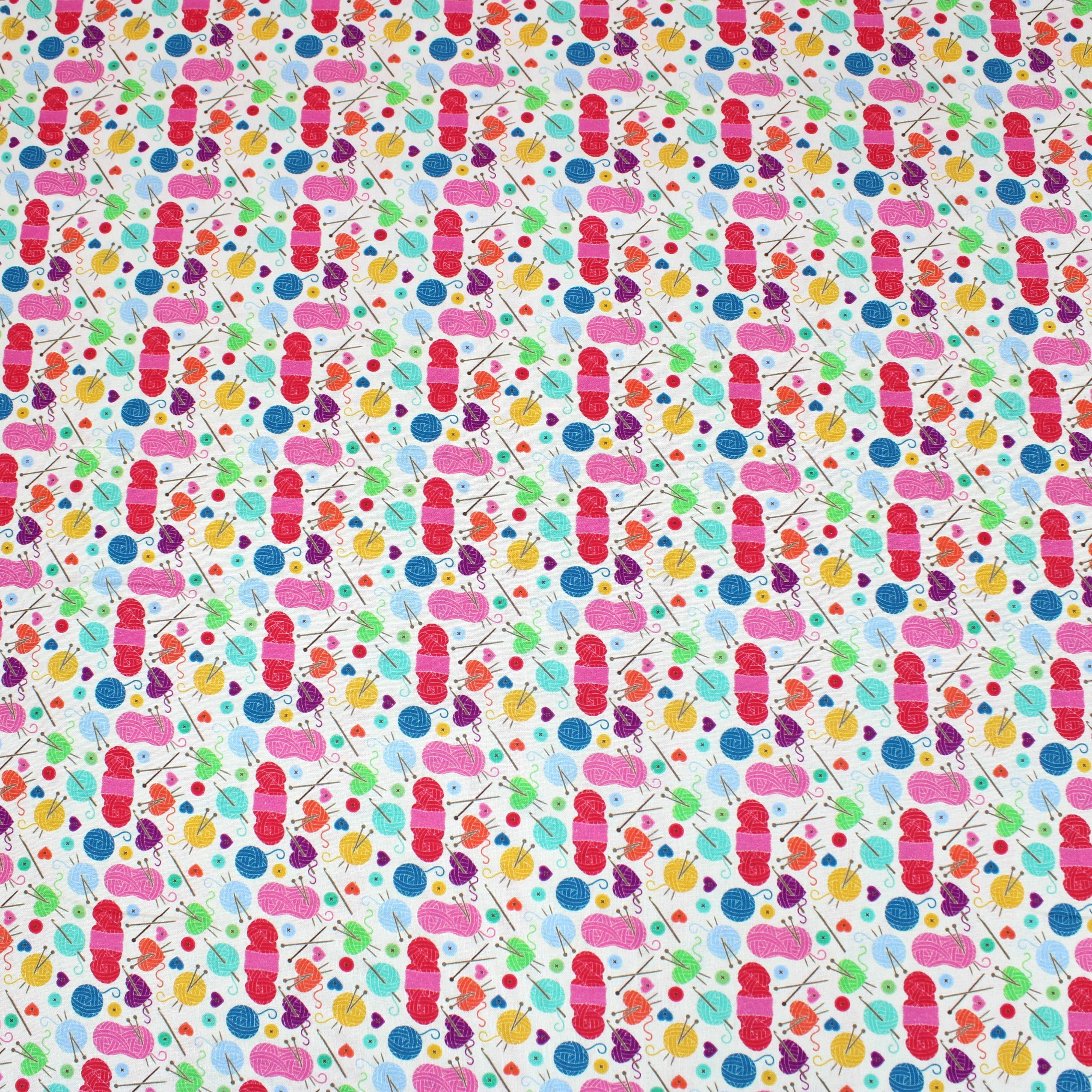 Digitally Printed 100% Cotton- 45" Wide (Knitting & Yarn) (Per Metre)