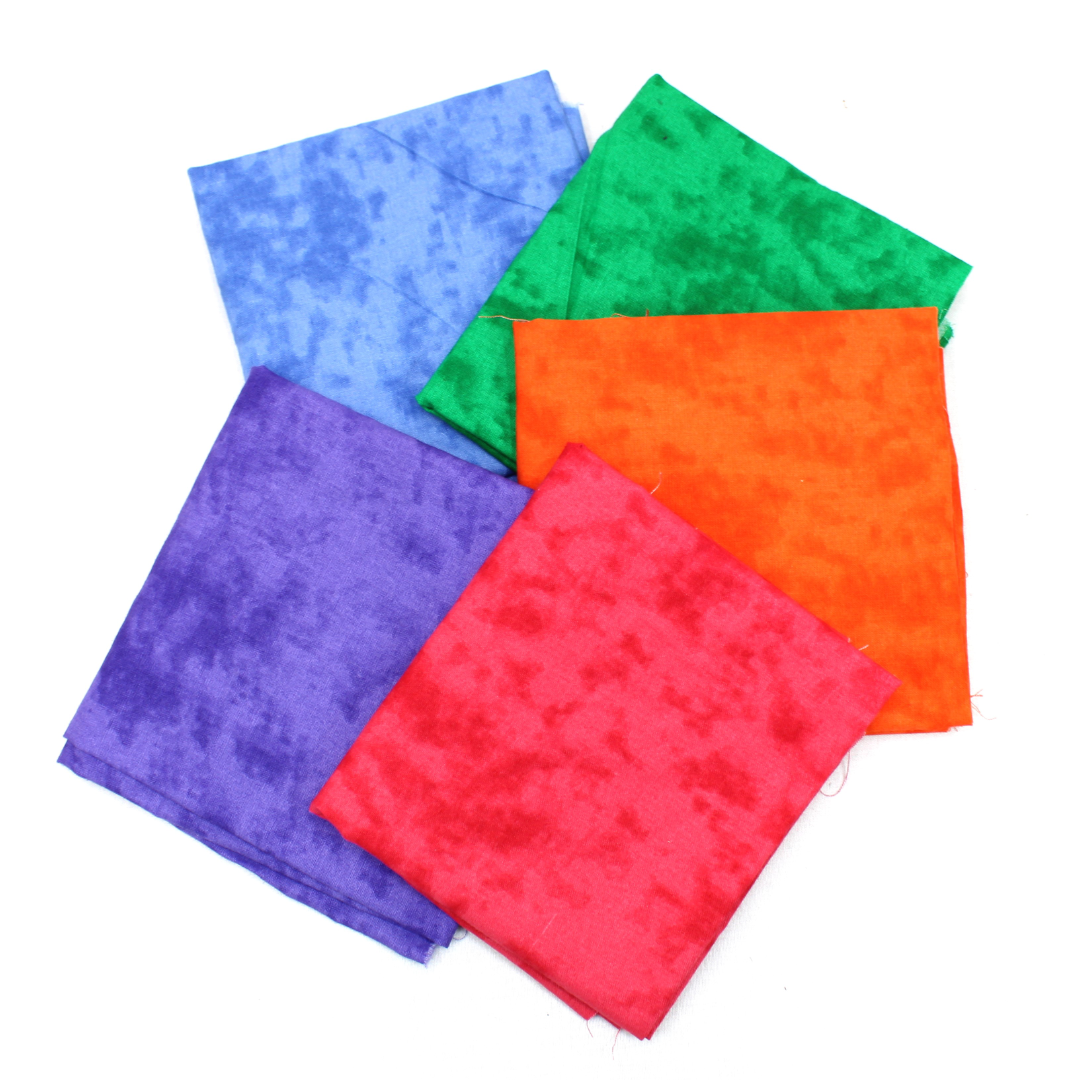 5 Piece Exclusive Fat Quarter 100% Perfect Palette - Tye-Dye