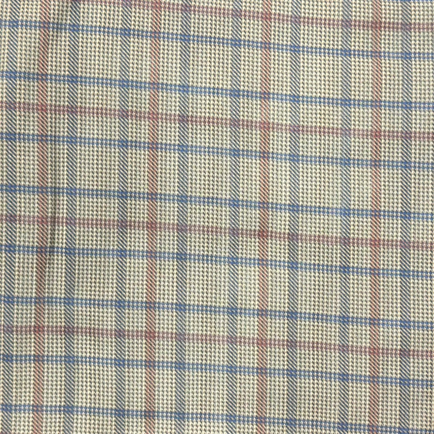 Pound A Metre 3 Metres 3 Metre Luxurious Soft Viscose Jersey - 55"-  (Green Checks)