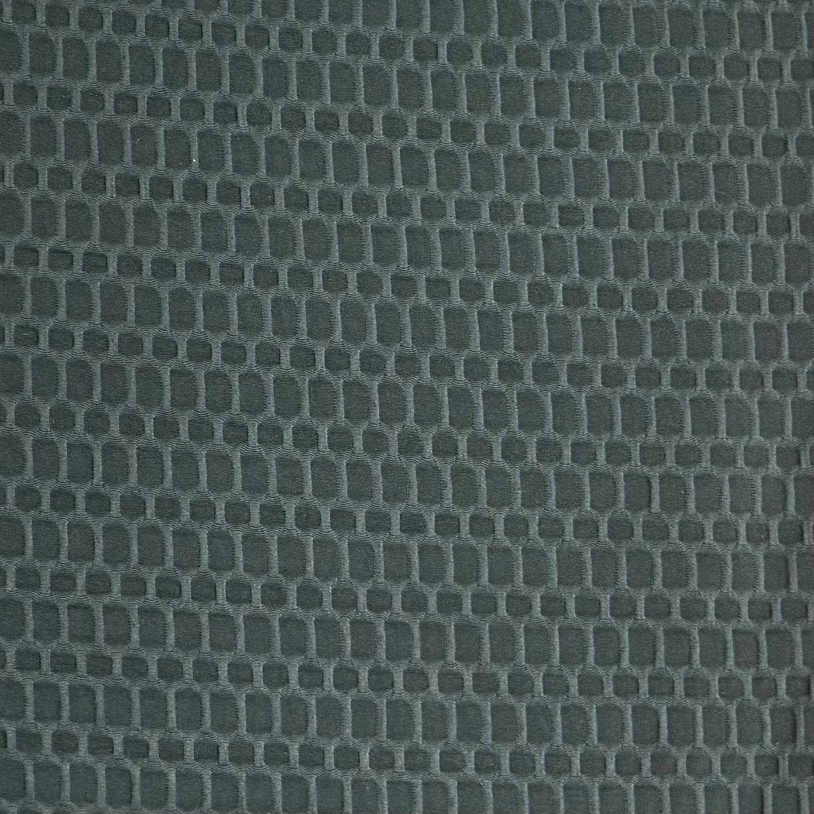 Pound A Metre 3 Metre Luxurious Winter Dobby Jersey - 60"-  (Black)