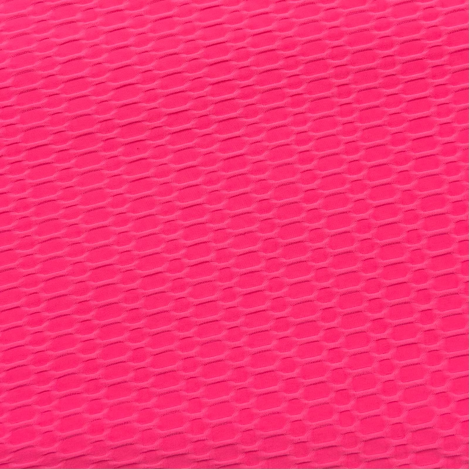 Pound A Metre 3 Metre Luxurious Winter Dobby Jersey - 60"-  (Bright Pink)