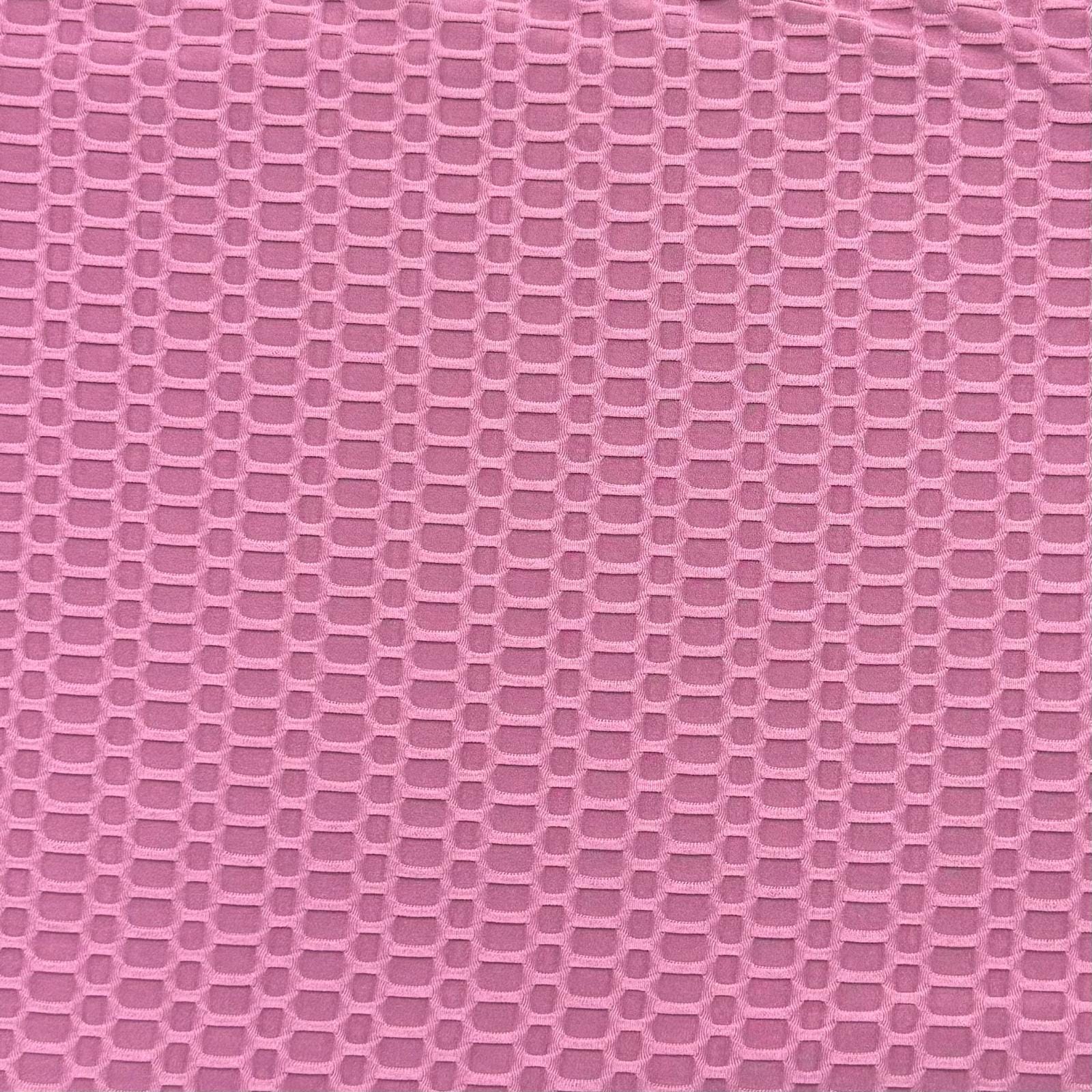 Pound A Metre 3 Metre Luxurious Winter Dobby Jersey - 60"-  (Mauve)