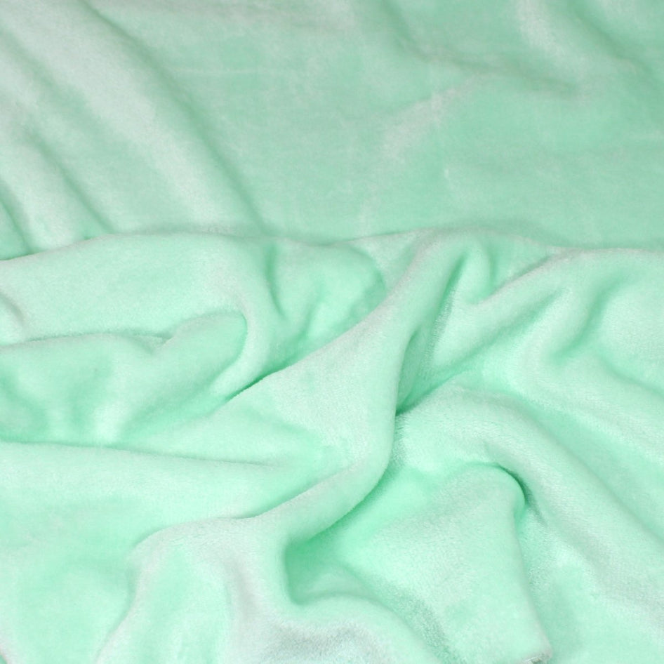 3 Metre Ultra Soft Cuddle Fleece 60” Wide (Mint Green)