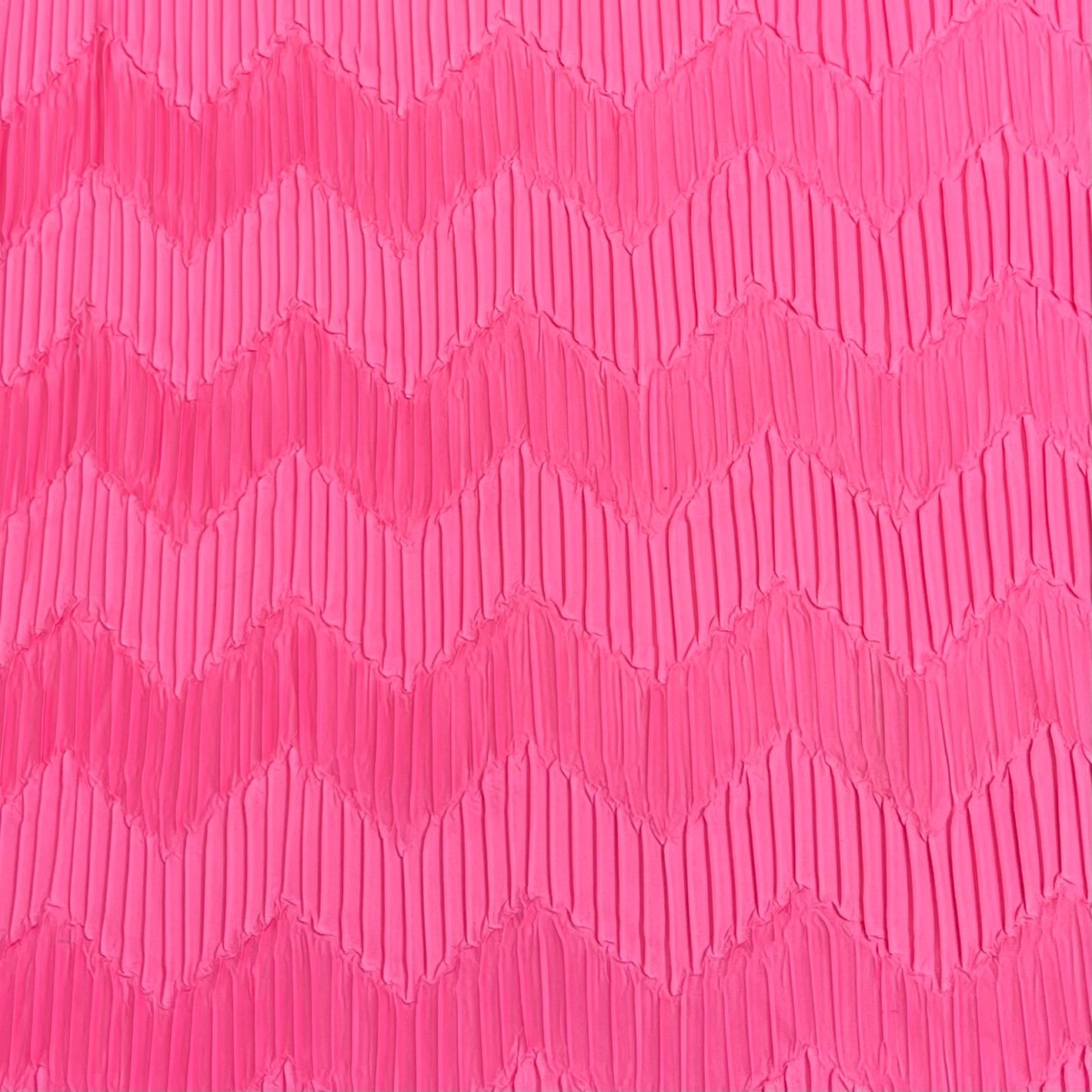 Pound A Metre 3 Metres Beautiful Crinkle Zigzag Jersey Fabric – 55" Wide (Pink)