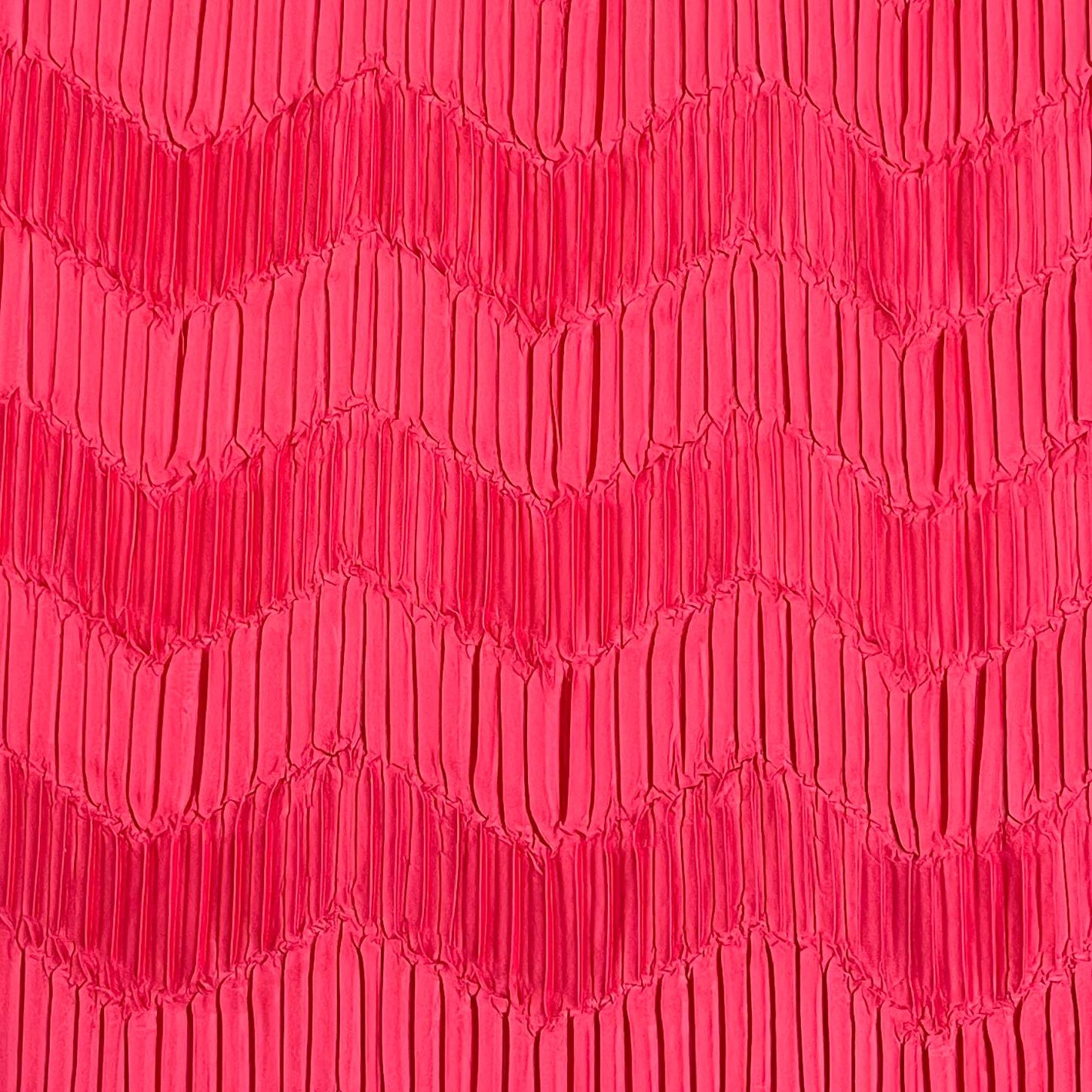Pound A Metre 3 Metres Beautiful Crinkle Zigzag Jersey Fabric – 55" Wide (Reddish Wine)