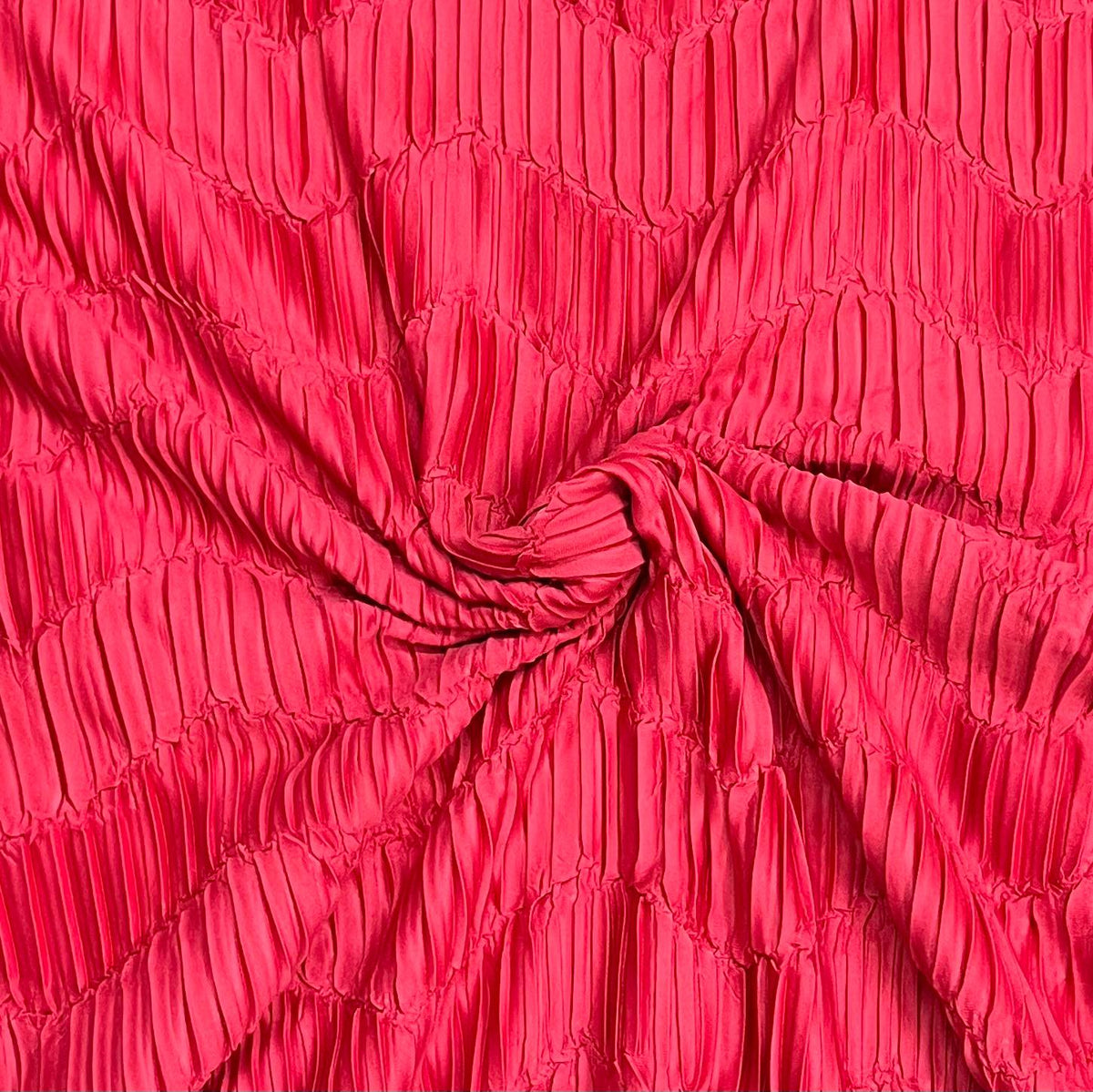 Pound A Metre 3 Metres Beautiful Crinkle Zigzag Jersey Fabric – 55" Wide (Reddish Wine)