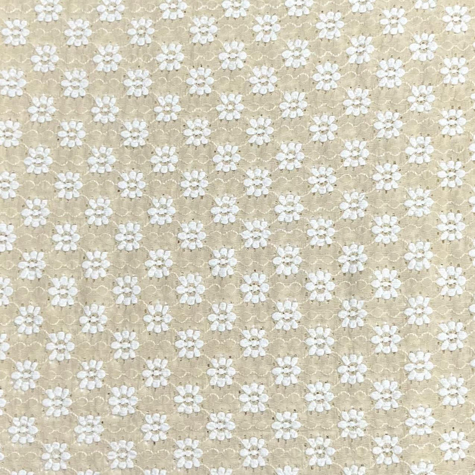 Pound A Metre 3 Metres Beautiful Floral Lace 45'' Wide (Beige)