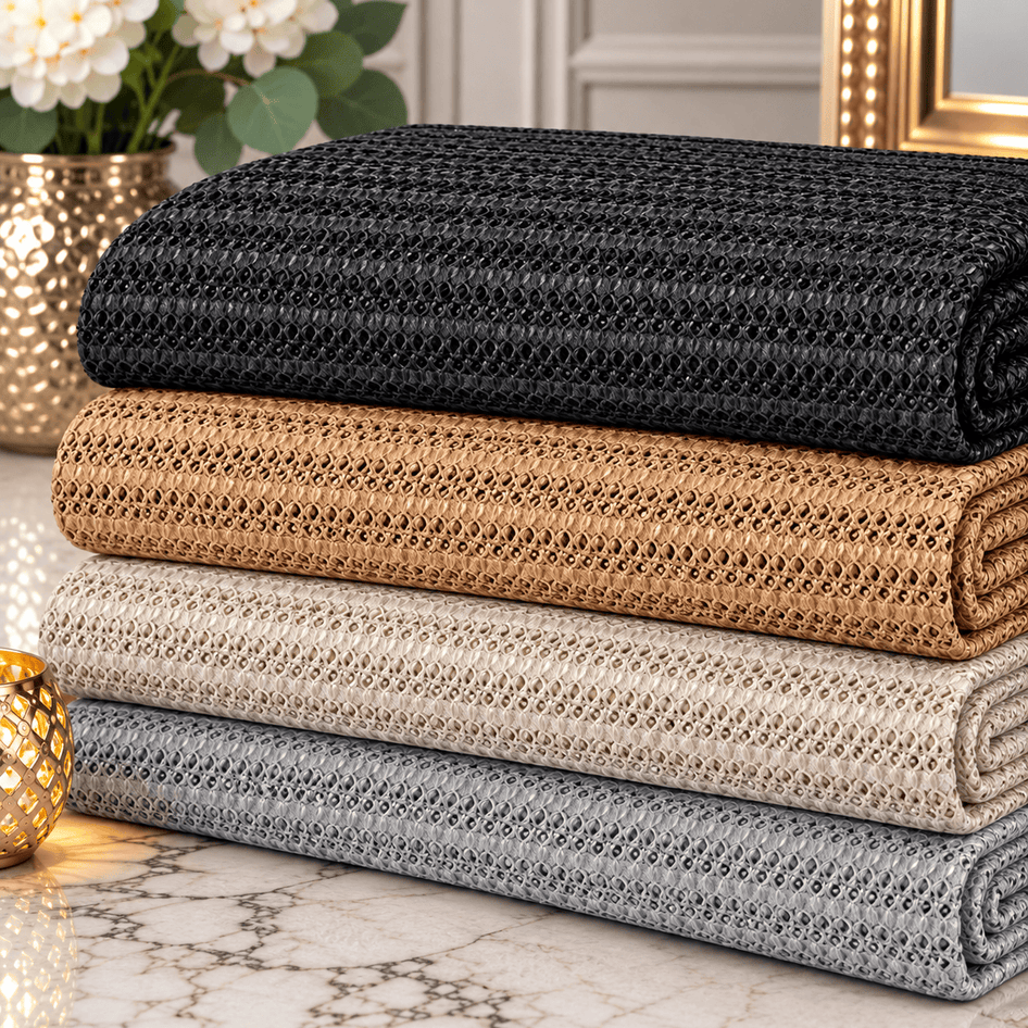 Pound A Metre 3 Metres Beautiful Lace Fabric – 55" Wide (Brown)