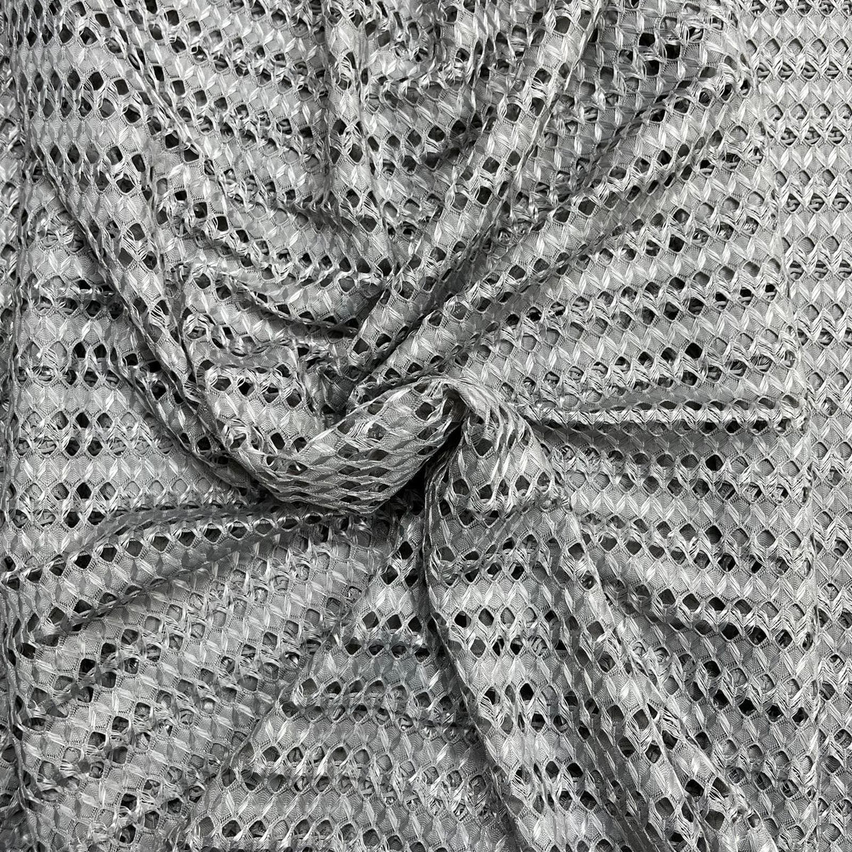 Pound A Metre 3 Metres Beautiful Lace Fabric – 55" Wide (Grey)