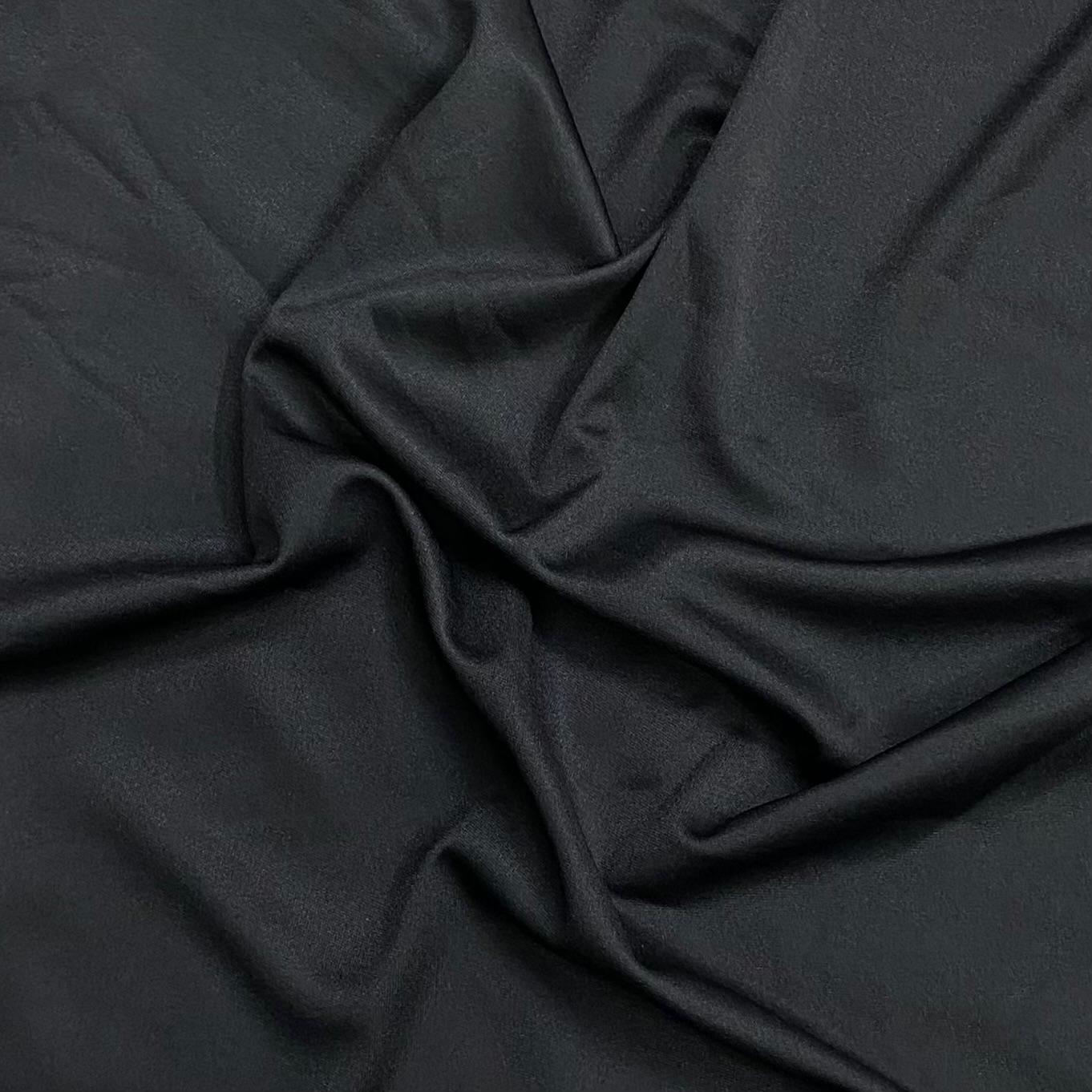 Pound A Metre 3 Metres Luxurious Polyester Jersey- 58'' Wide (Black)