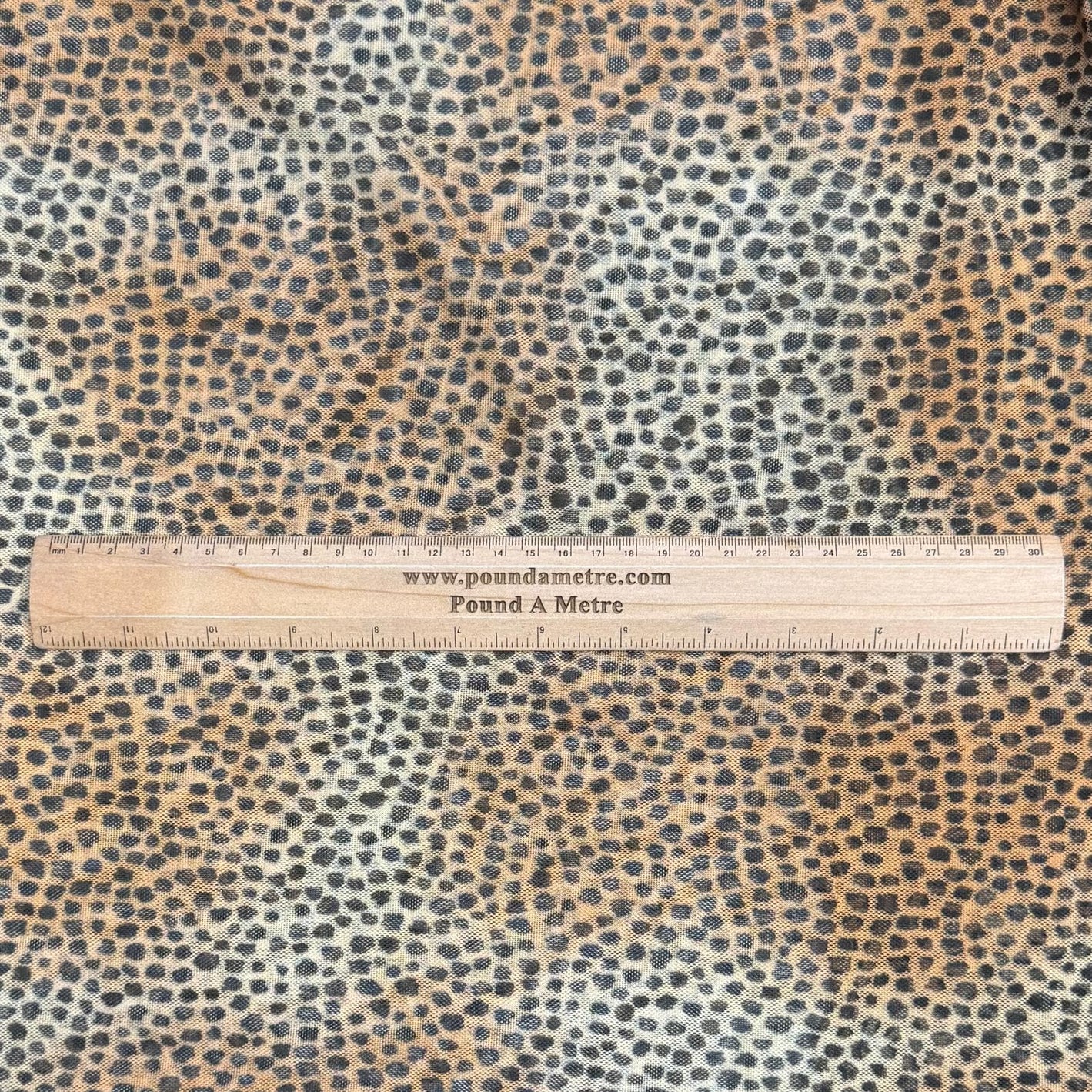 Pound A Metre 3 Metres Luxurious Printed Lycra Jersey 55" Wide (Cheetah)